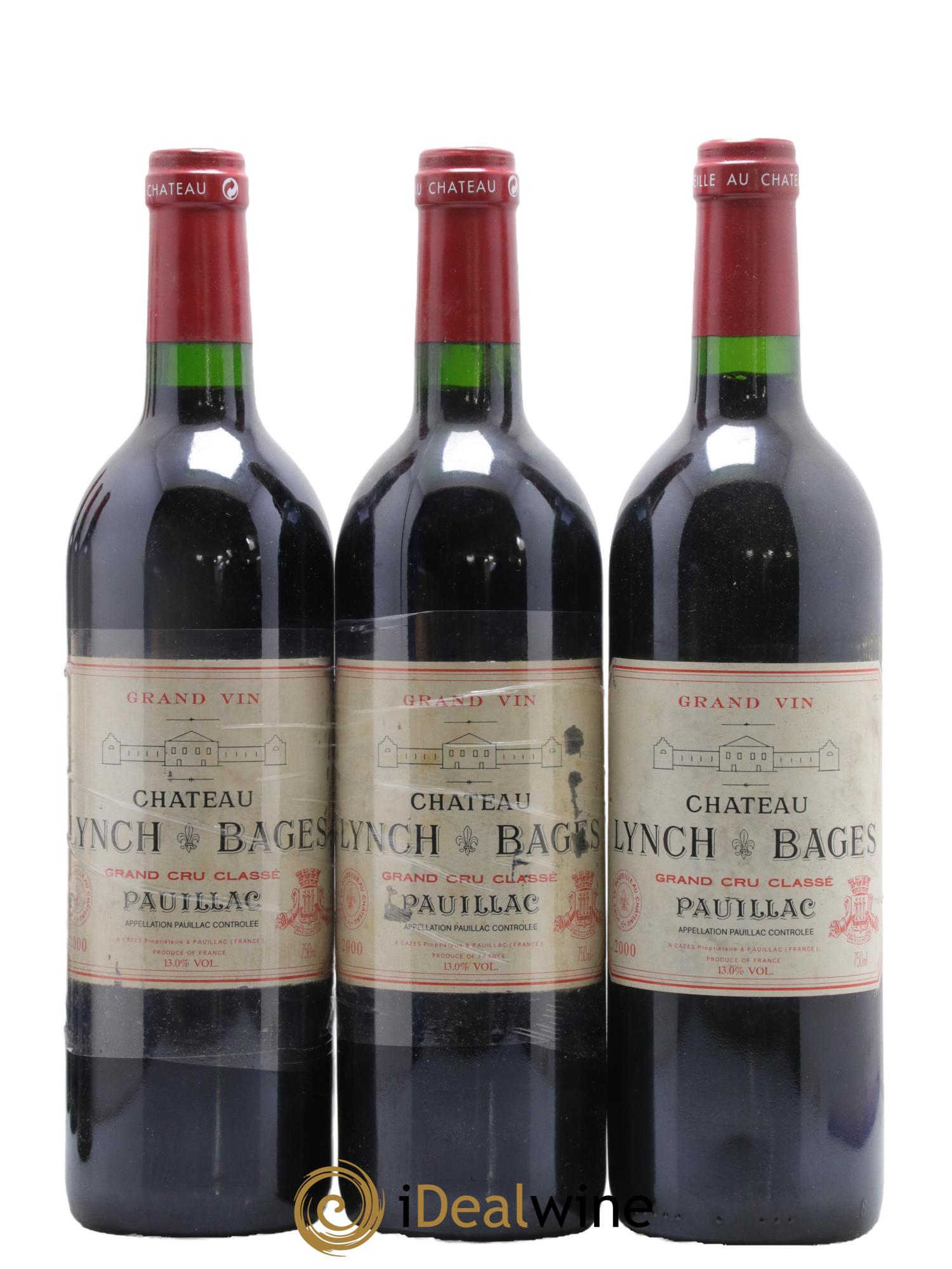 Château Lynch Bages 5ème Grand Cru Classé 2000 - Lot de 12 bouteilles - 3