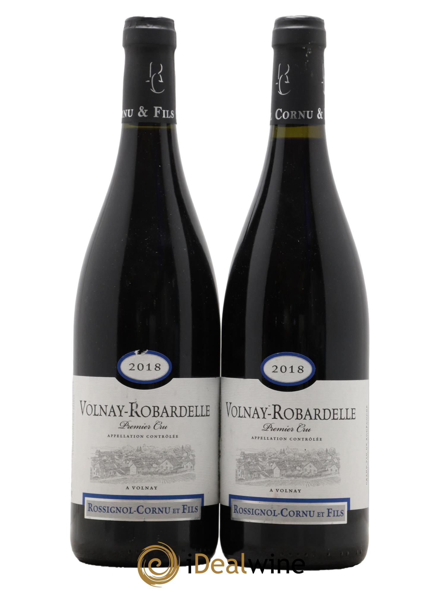 Volnay 1er Cru La Robardelle Domaine Rossignol Cornu 2018 - Lotto di 2 bottiglie - 0