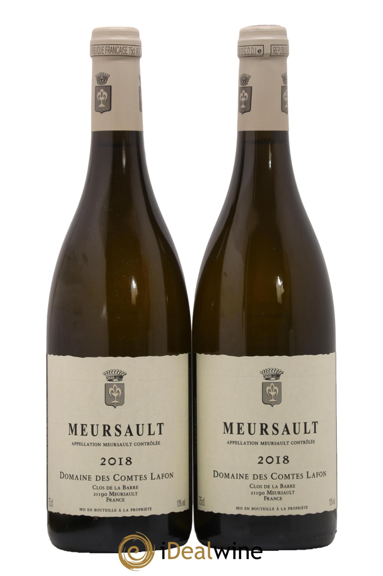 Meursault Comtes Lafon (Domaine des) 2018 - Lot of 2 bottles - 0