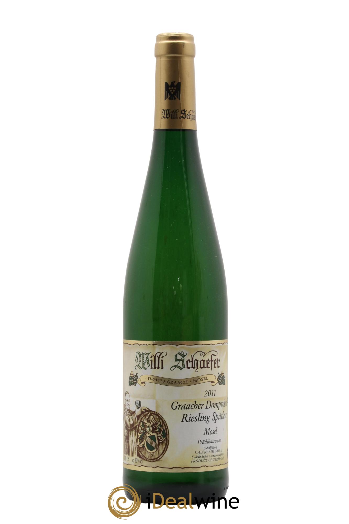 Allemagne Graacher Domprobst Riesling Spatlese Willi Schaefer 2011 - Posten von 1 Flasche - 0