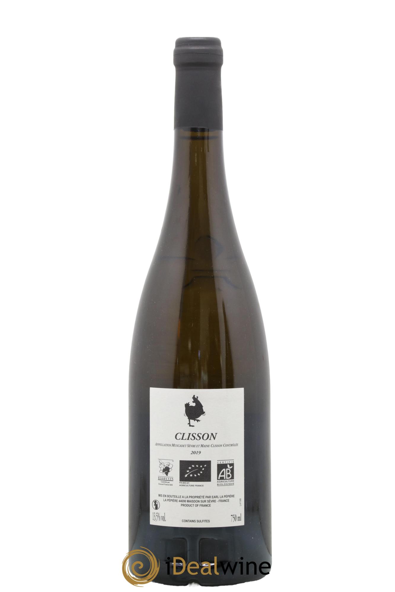 Muscadet-Sèvre-et-Maine Clisson Domaine de la Pépière 2019 - Lot of 1 bottle - 1