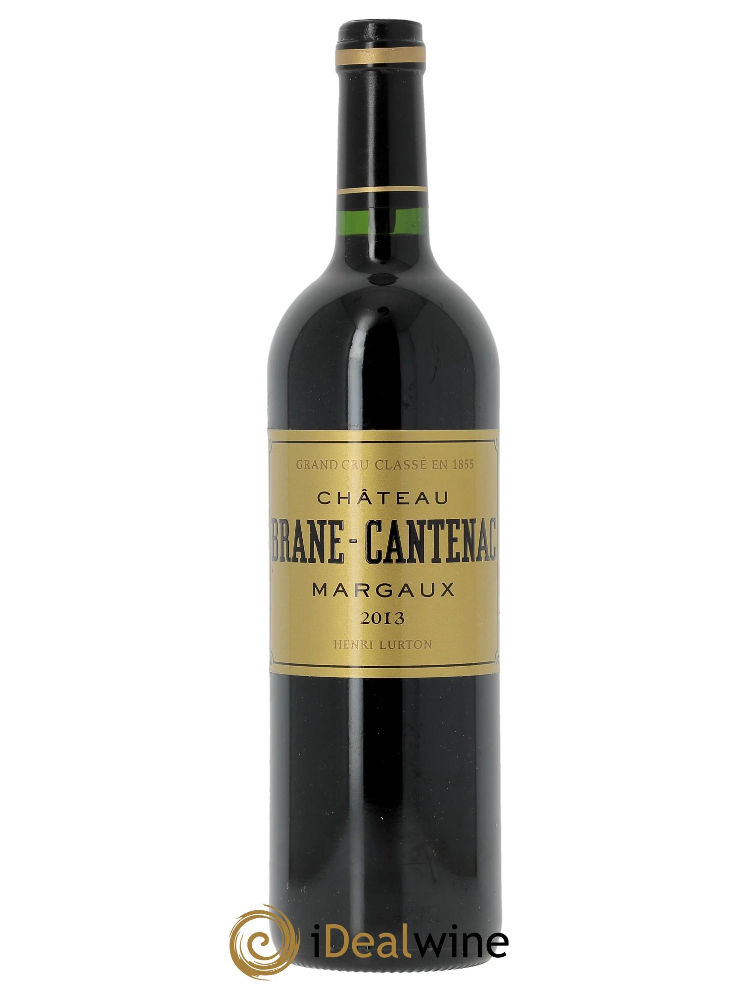 Château Brane Cantenac 2ème Grand Cru Classé (Original-holzkiste ab 12 bts) 2013 - Posten von 1 Flasche - 0