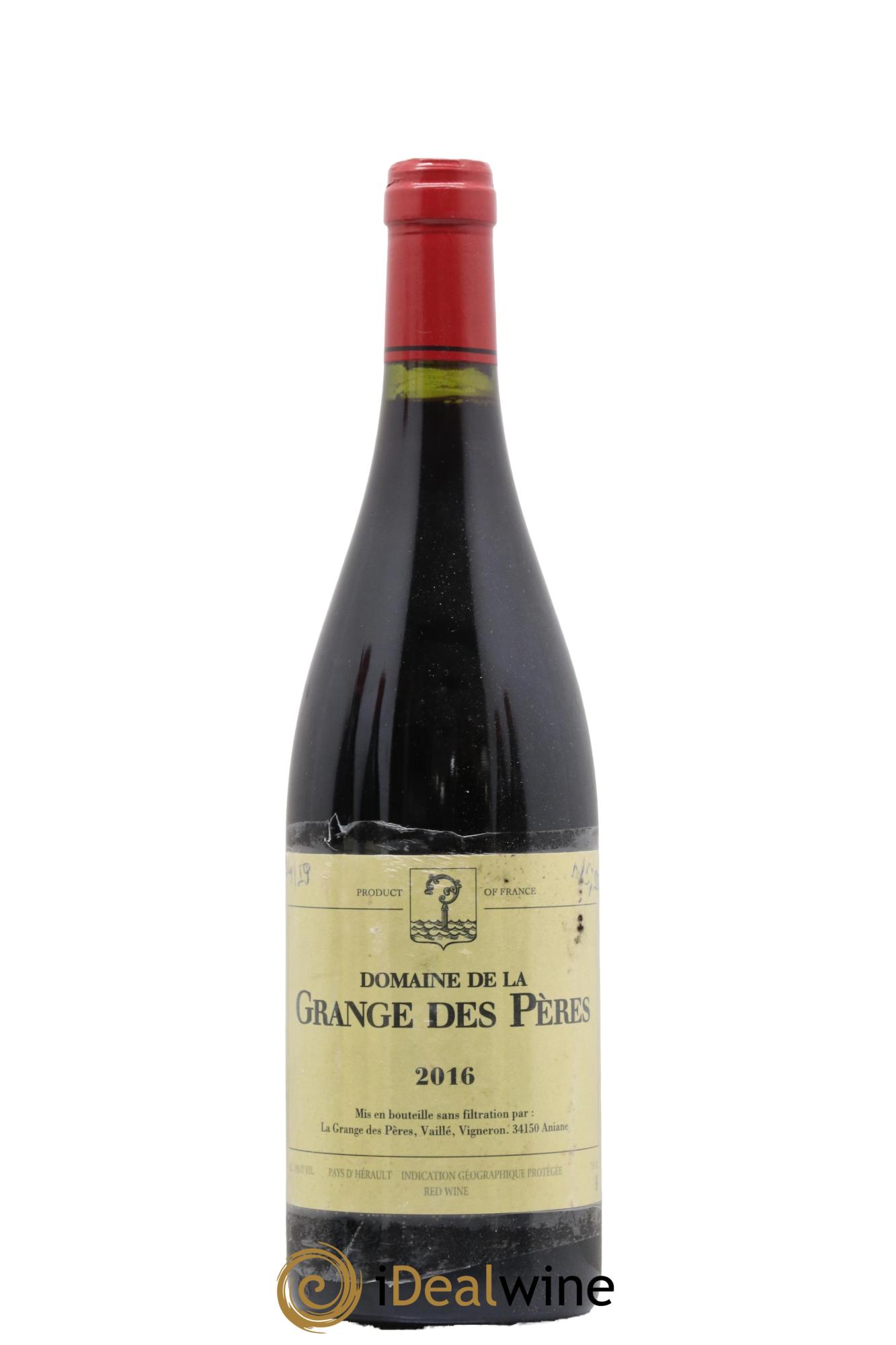 IGP Pays d'Hérault Grange des Pères Laurent Vaillé 2016 - Posten von 1 Flasche - 0