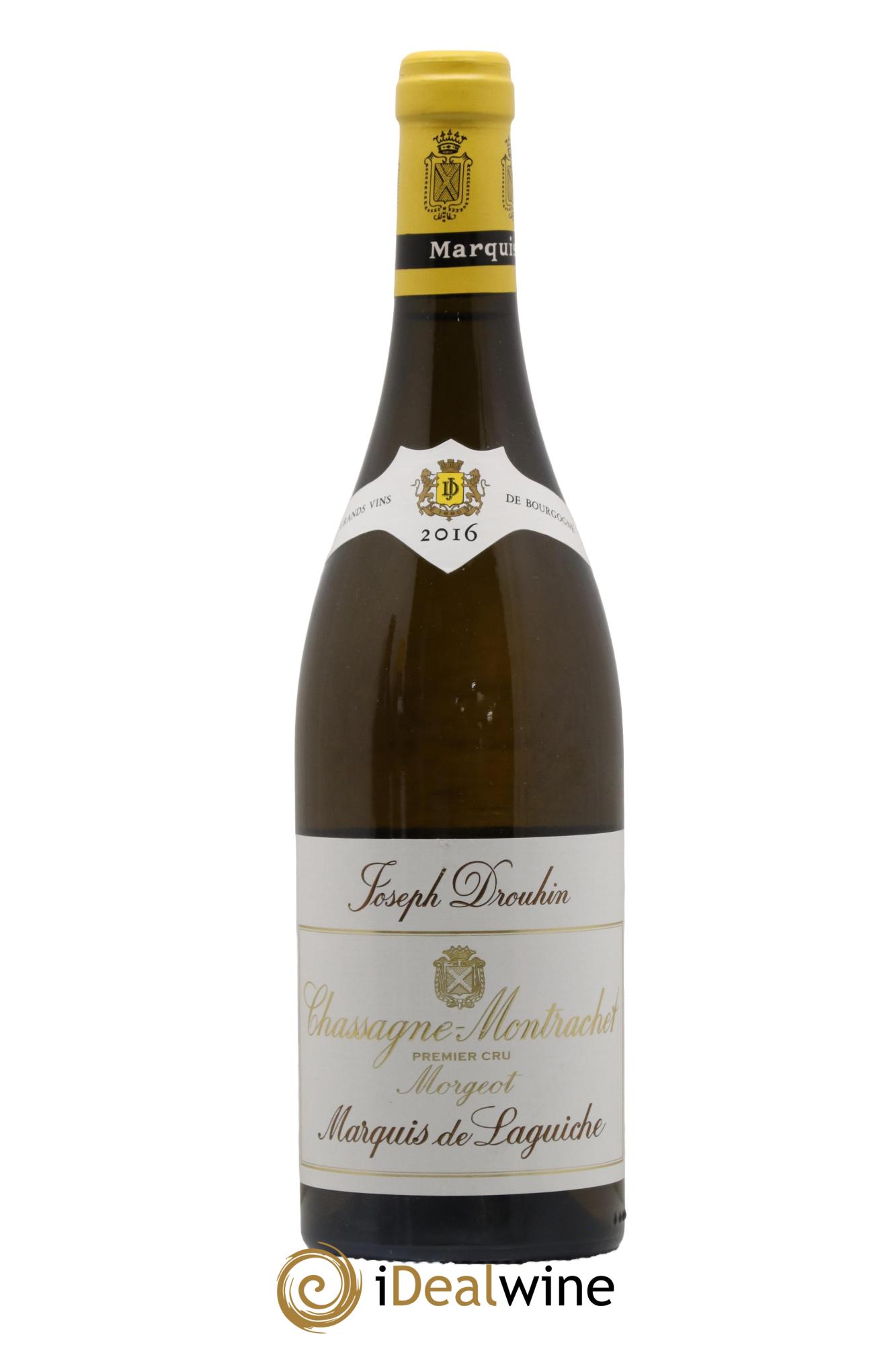 Chassagne-Montrachet 1er Cru Morgeot - Marquis de Laguiche Joseph Drouhin  2016 - Lot de 1 bouteille - 0