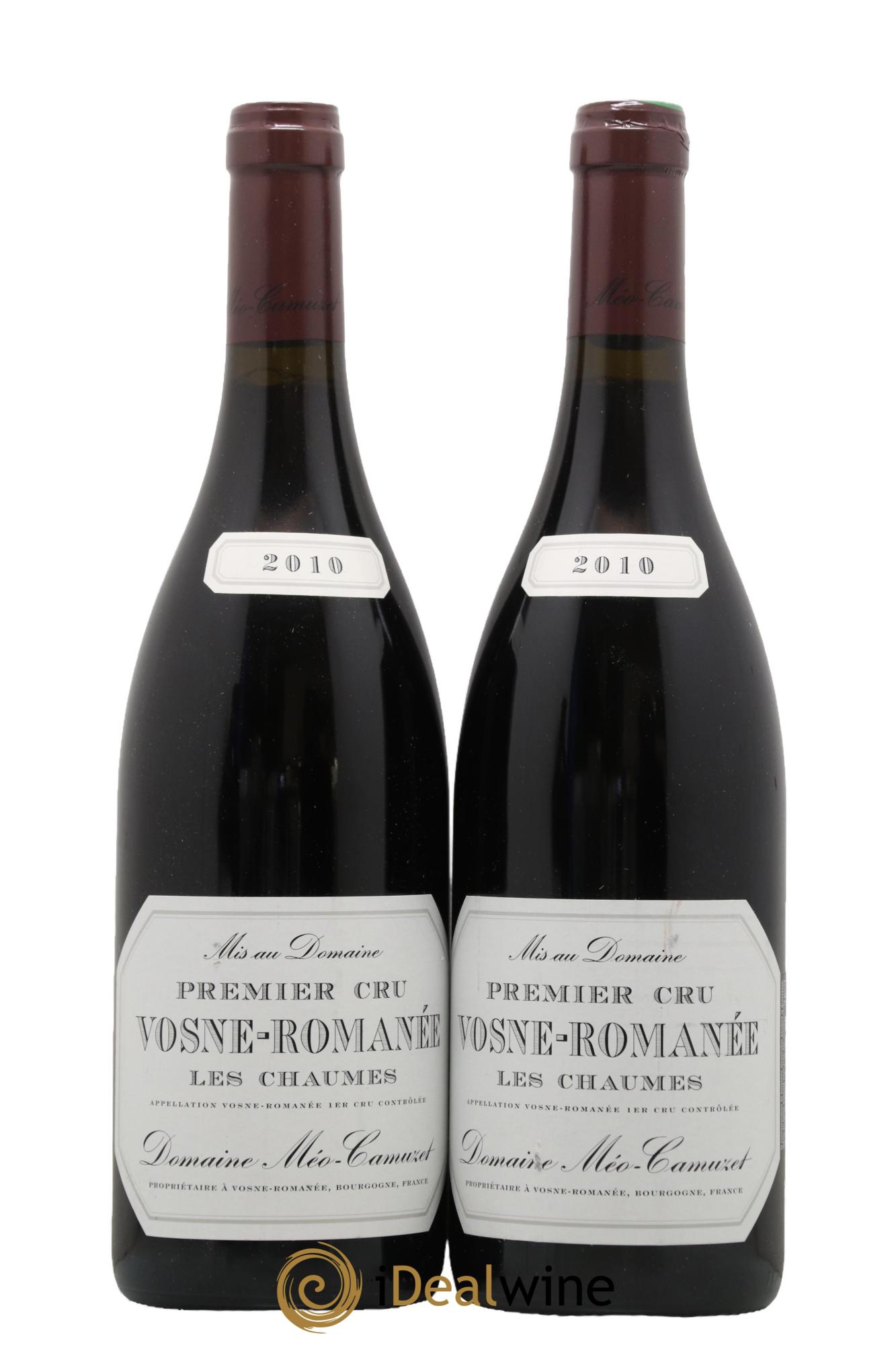 Vosne-Romanée 1er Cru Les Chaumes Méo-Camuzet (Domaine) 2010 - Lot of 2 bottles - 0