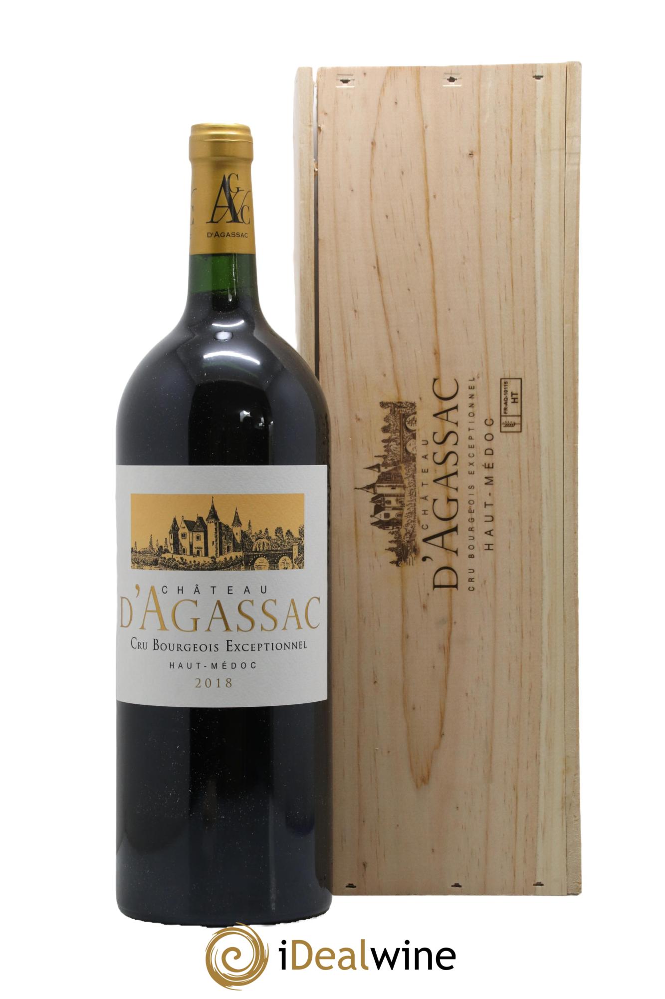 Château d' Agassac Cru Bourgeois  2018 - Lotto di 1 magnum - 0