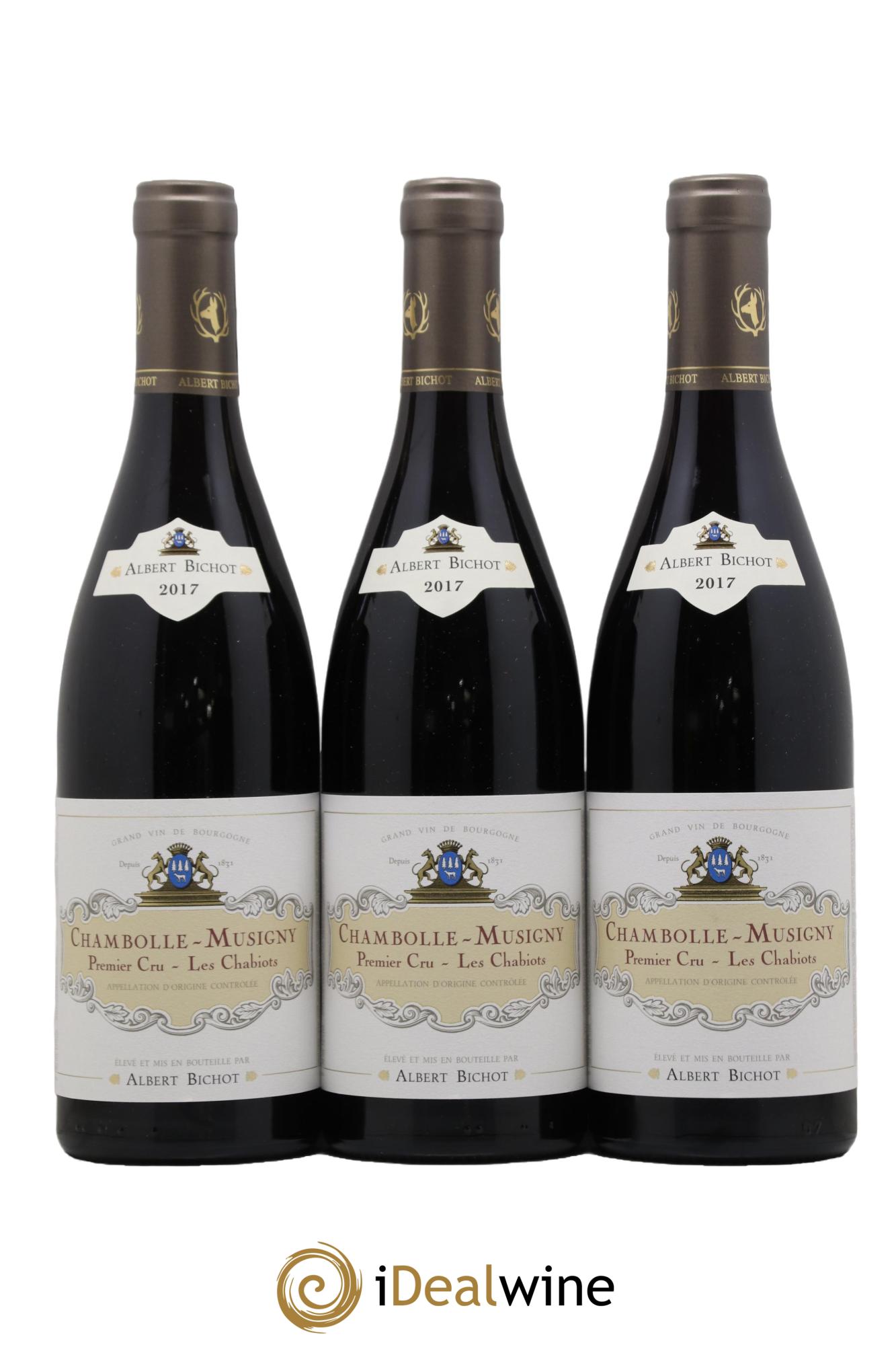 Chambolle-Musigny 1er Cru Les Chabiots Albert Bichot 2017 - Lot de 3 bouteilles - 0