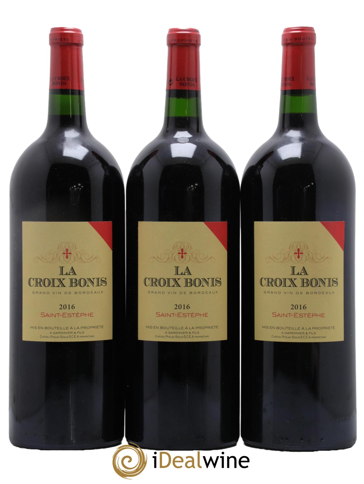 Saint-Estèphe Château La Croix Bonis 2016 - Lot of 3 magnums - 0