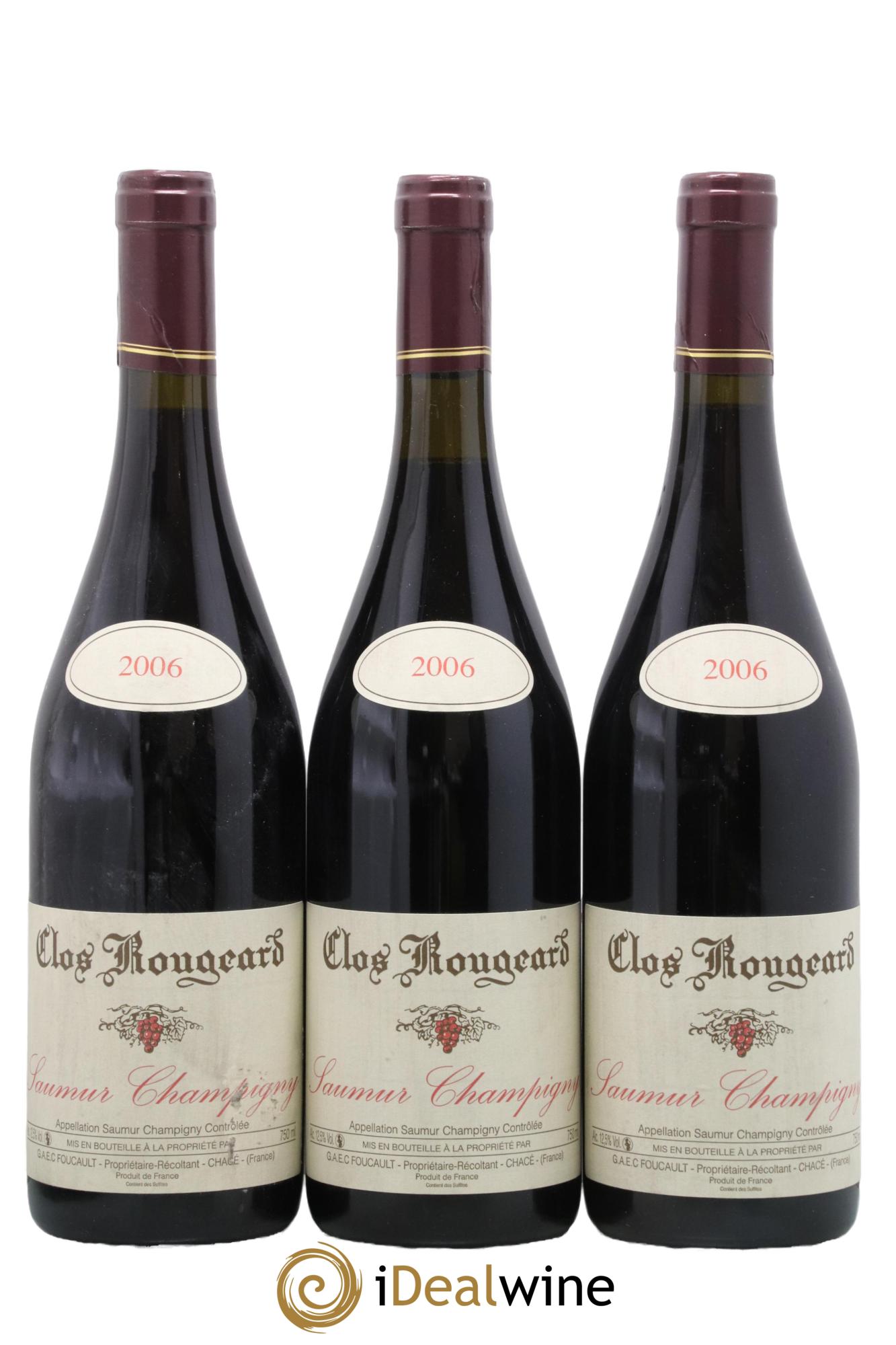 Saumur-Champigny Clos Rougeard 2006 - Lot de 3 bouteilles - 0