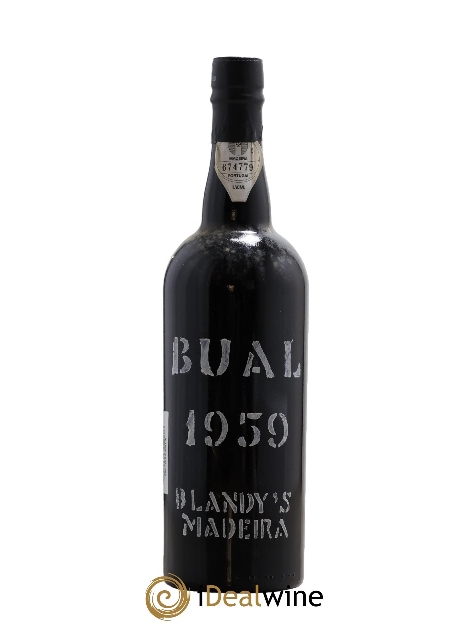 Madère Blandy's Bual Vintage 1959 - Lot de 1 bouteille - 2