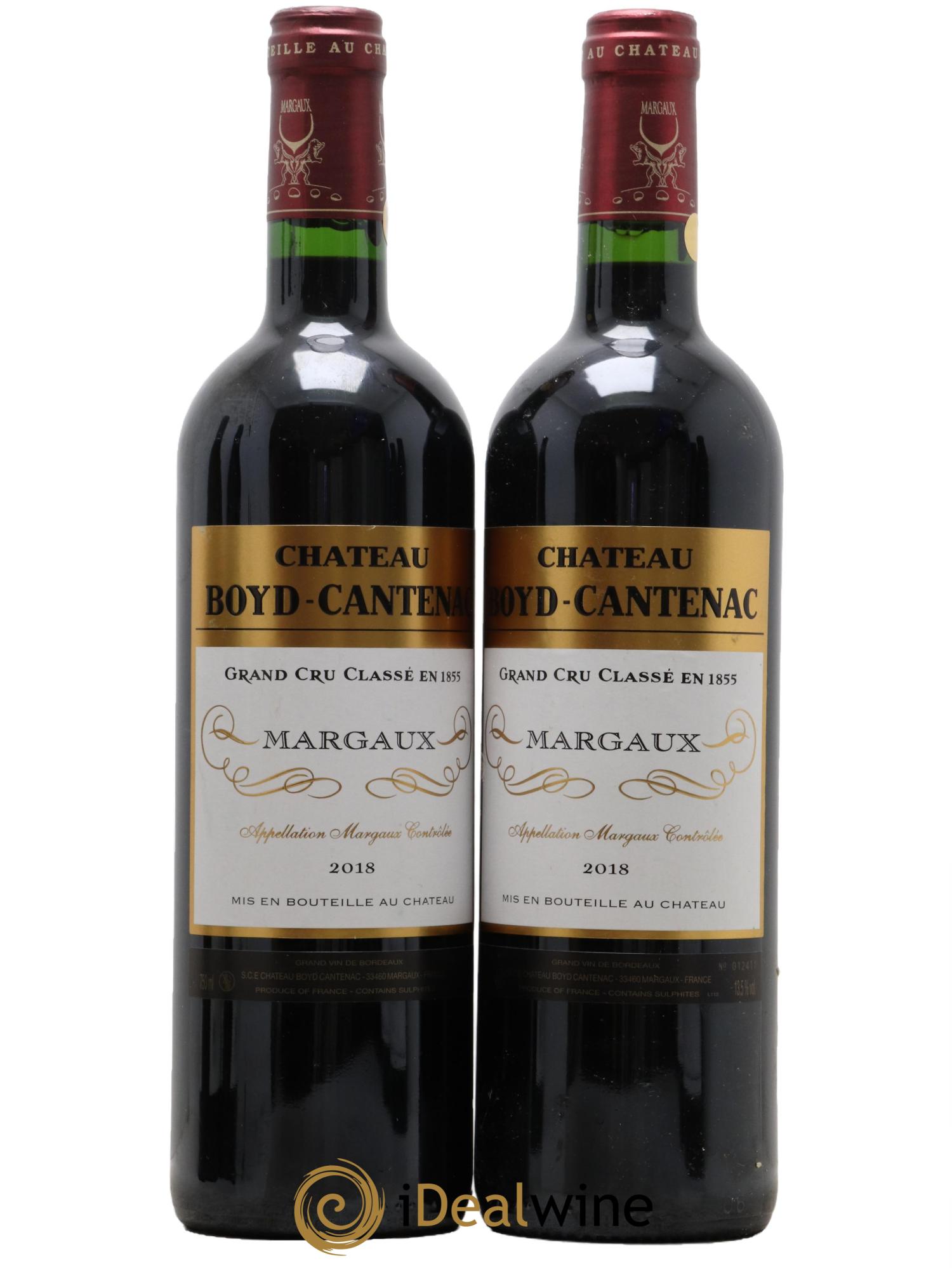 Château Boyd Cantenac 3ème Grand Cru Classé  2018 - Lotto di 2 bottiglie - 0