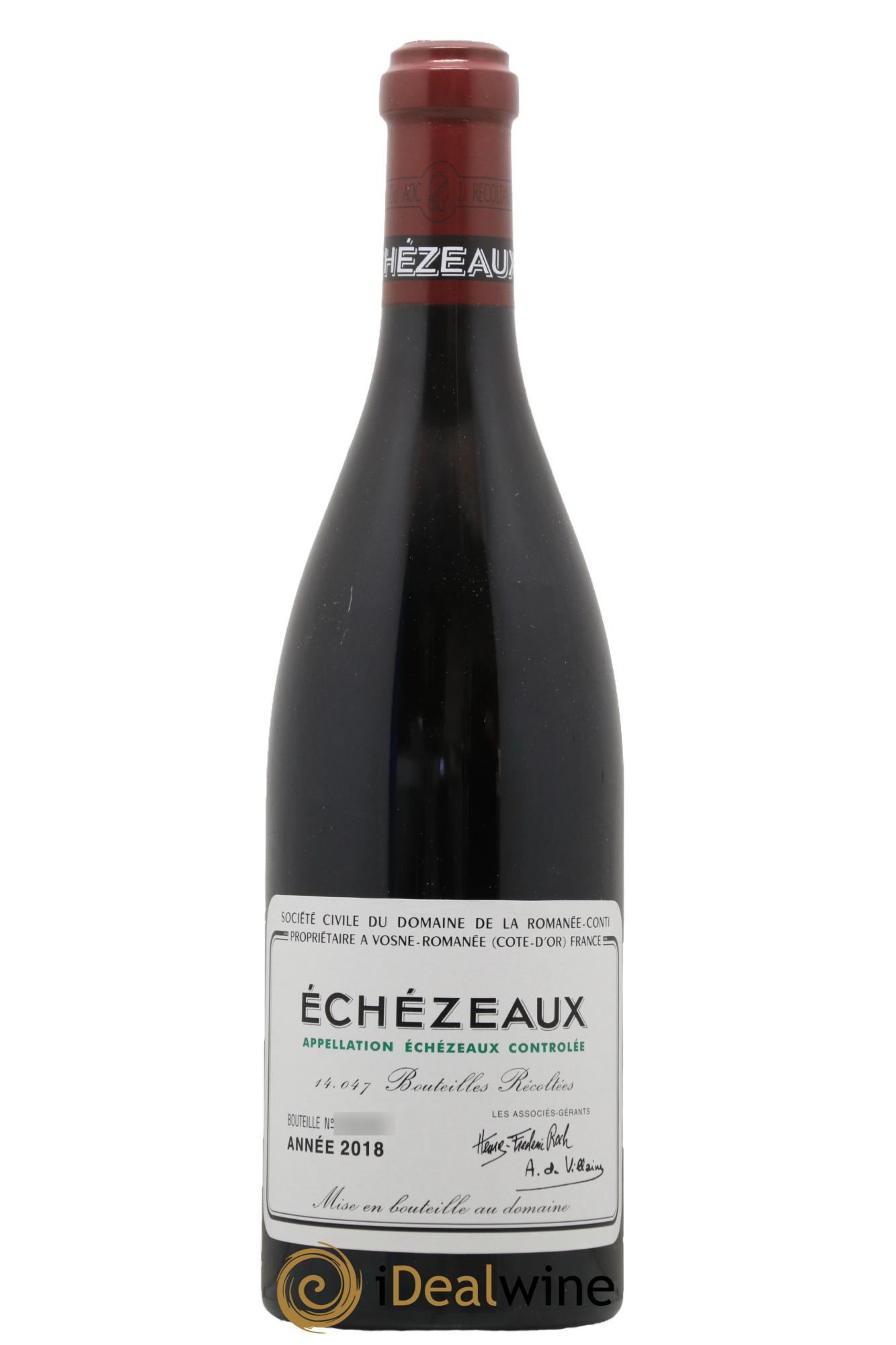 Echezeaux Grand Cru Domaine de la Romanée-Conti 2018 - Lot de 1 bouteille - 0