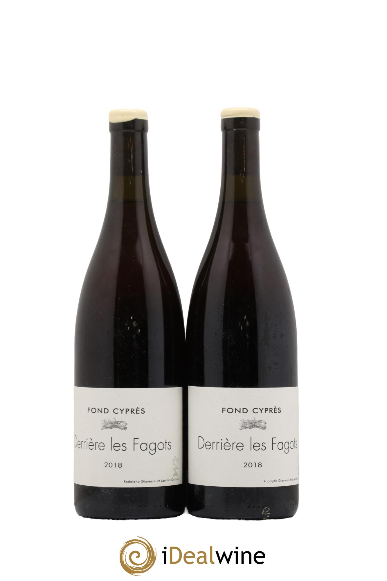 Vin de France Derriere les Fagots Domaine Fond Cypres 2018 - Lot de 2 bouteilles - 0