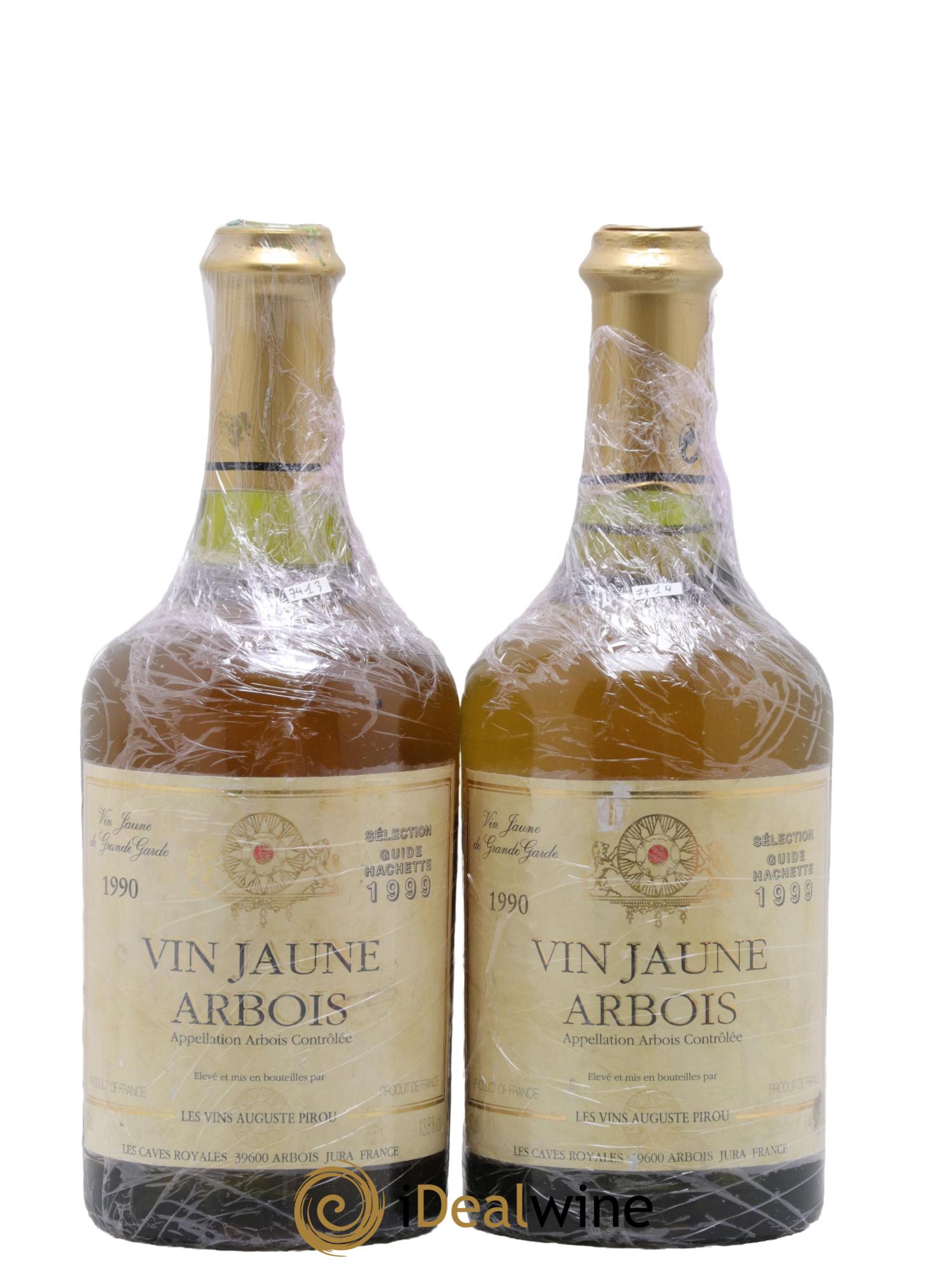 Arbois Vin Jaune Pirou 1990 - Lot de 2 clavelins - 0