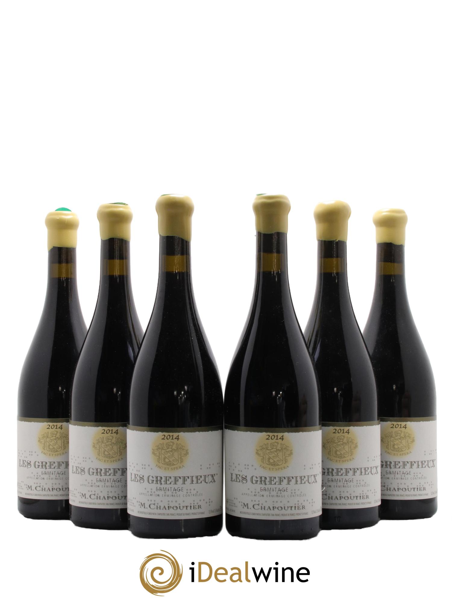 Hermitage Ermitage Les Greffieux Chapoutier 2014 - Posten von 6 Flaschen - 0