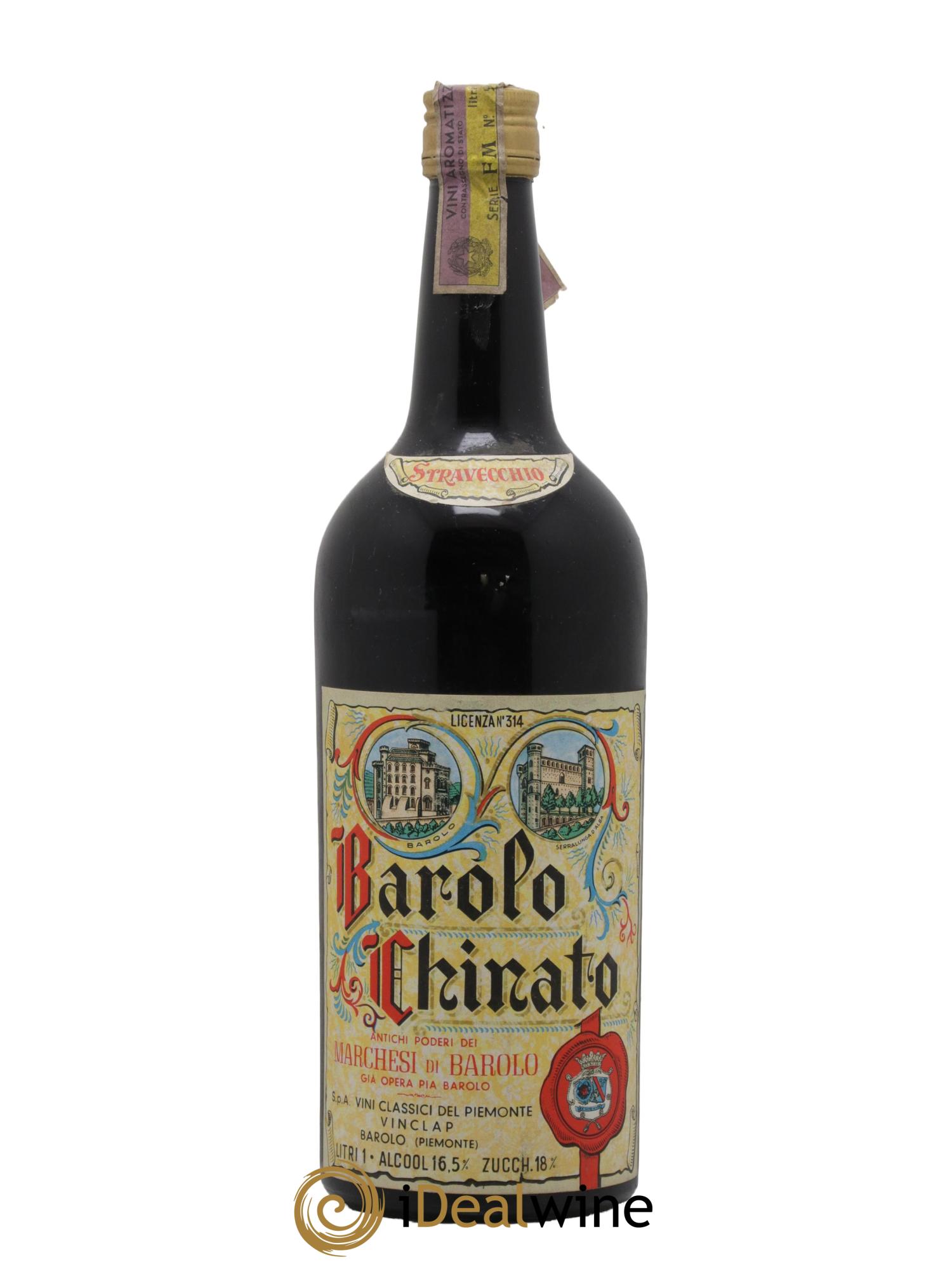 Barolo DOCG Chinato Stravecchio Marchesi di Barolo - Lotto di 1 litro - 0