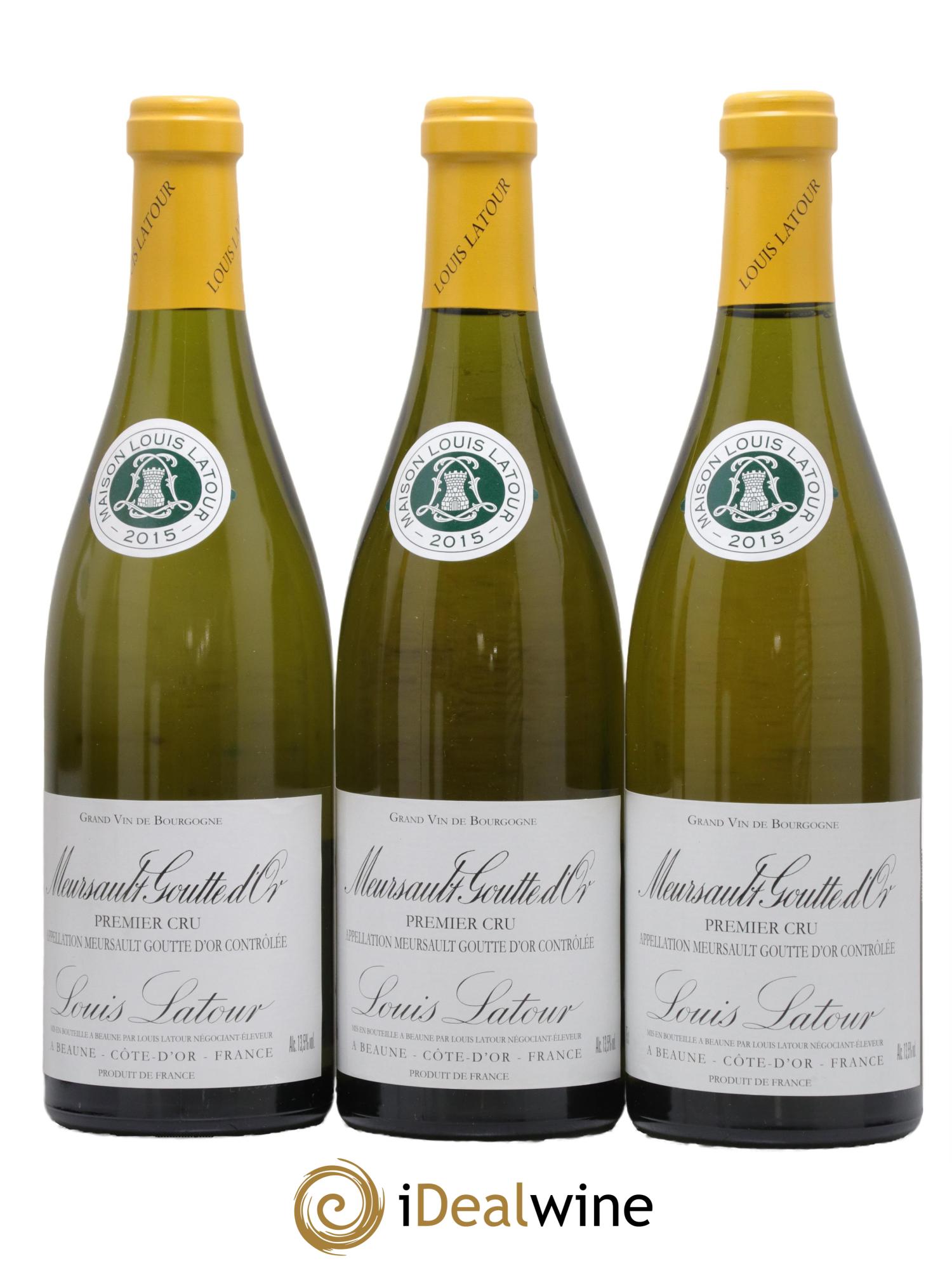 Meursault 1er Cru Goutte d'or Louis Latour 2015 - Posten von 12 Flaschen - 3