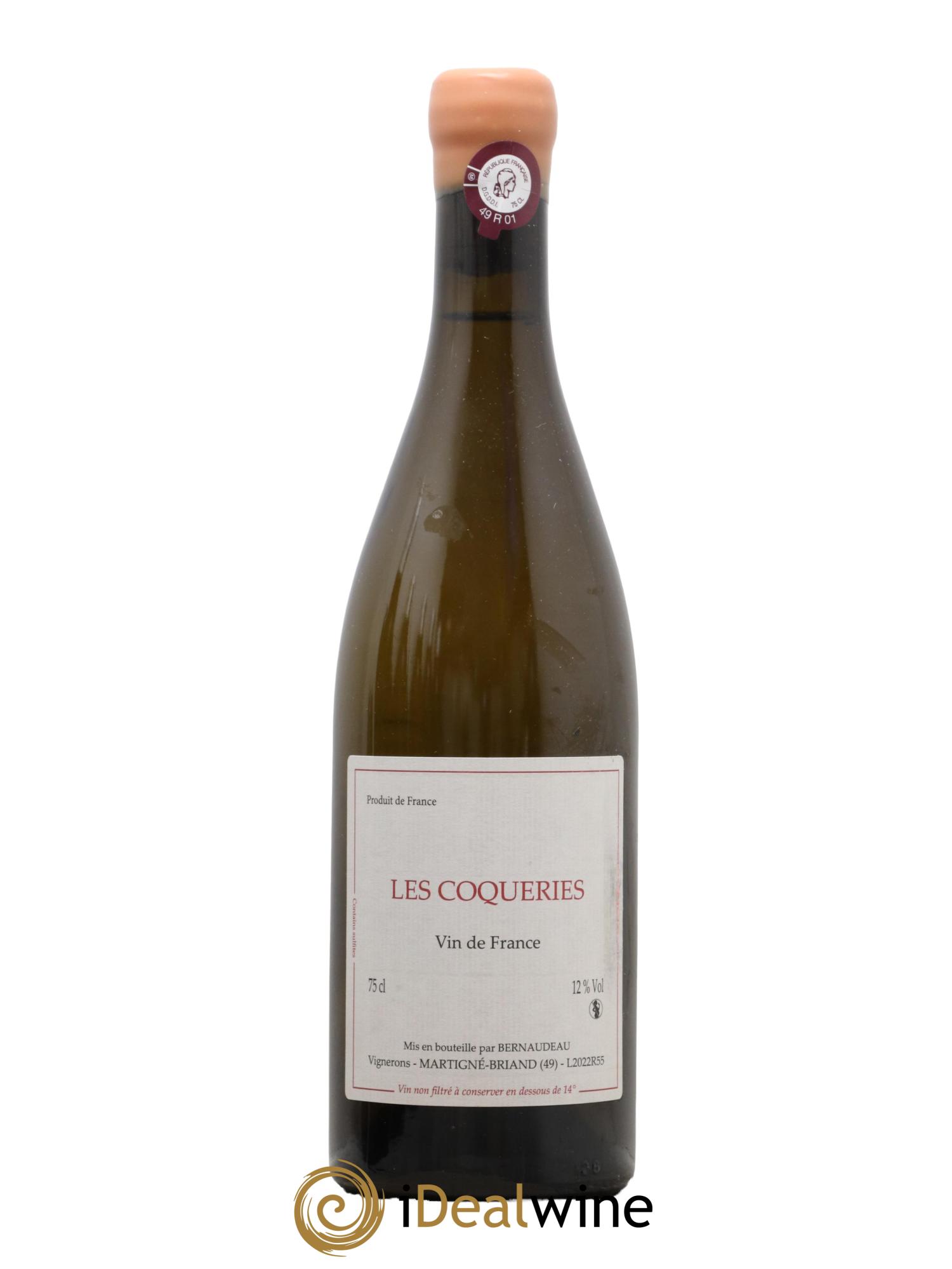 Vin de France Les Coqueries Stéphane Bernaudeau (Domaine) 2022 - Lot de 1 bouteille - 0