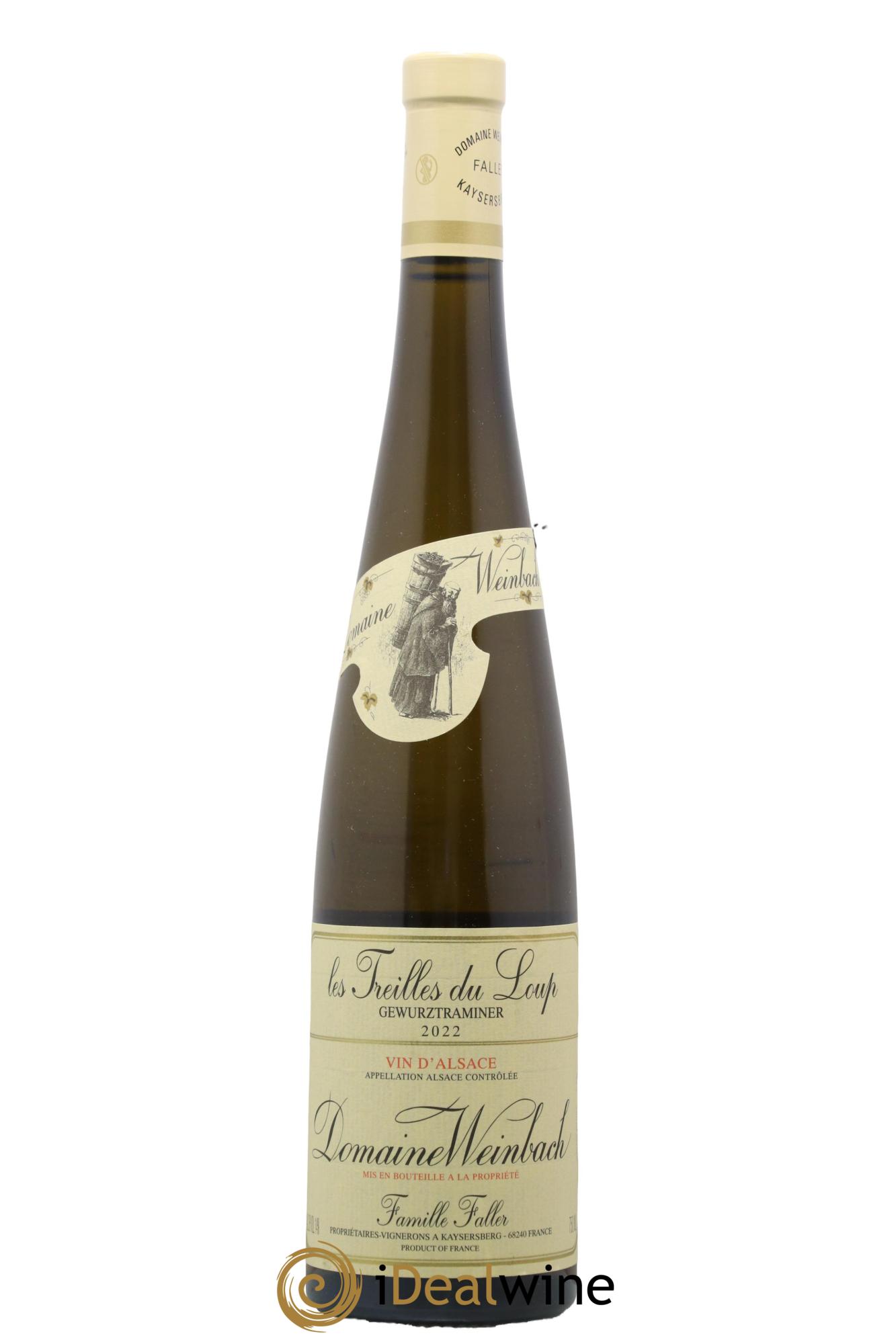 Alsace Gewurtztraminer Les Treilles du Loup Weinbach (Domaine) 2022 - Posten von 1 Flasche - 0