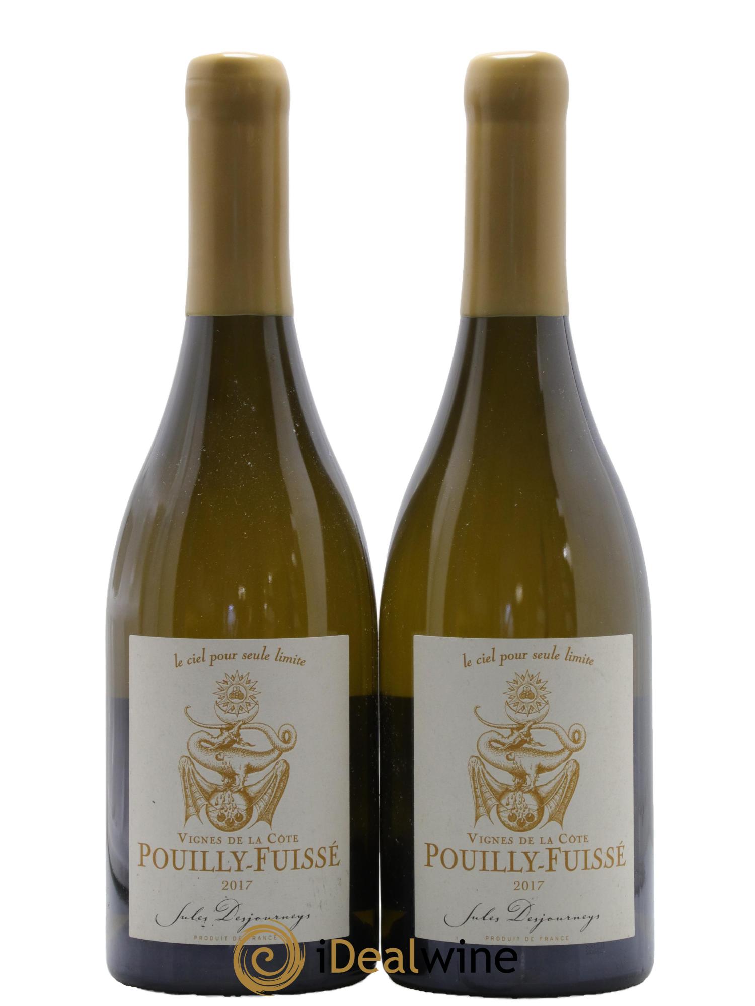 Pouilly-Fuissé Vignes de la Côte Jules Desjourneys 2017 - Lotto di 2 bottiglie - 0