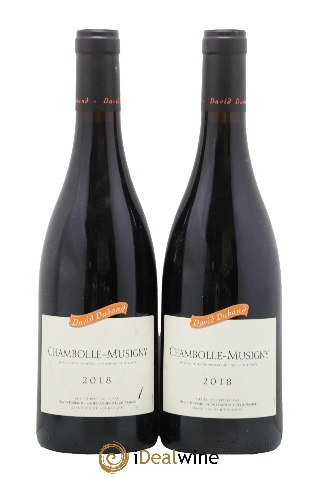 Chambolle-Musigny David Duband (Domaine) 2018 - Lot of 2 bottles - 0