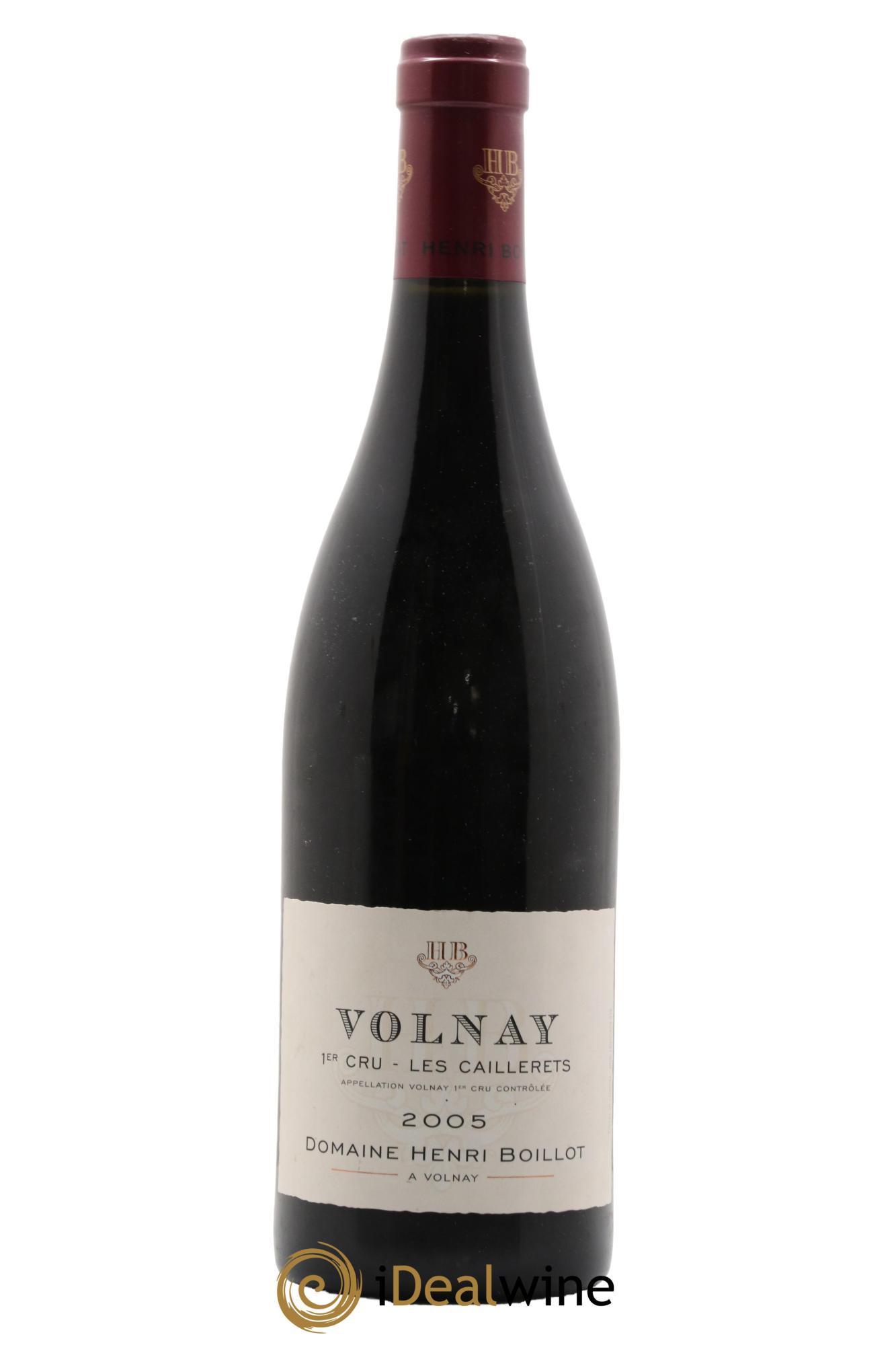 Volnay 1er Cru Les Caillerets Henri Boillot (Domaine) 2005 - Lot of 1 bottle - 0