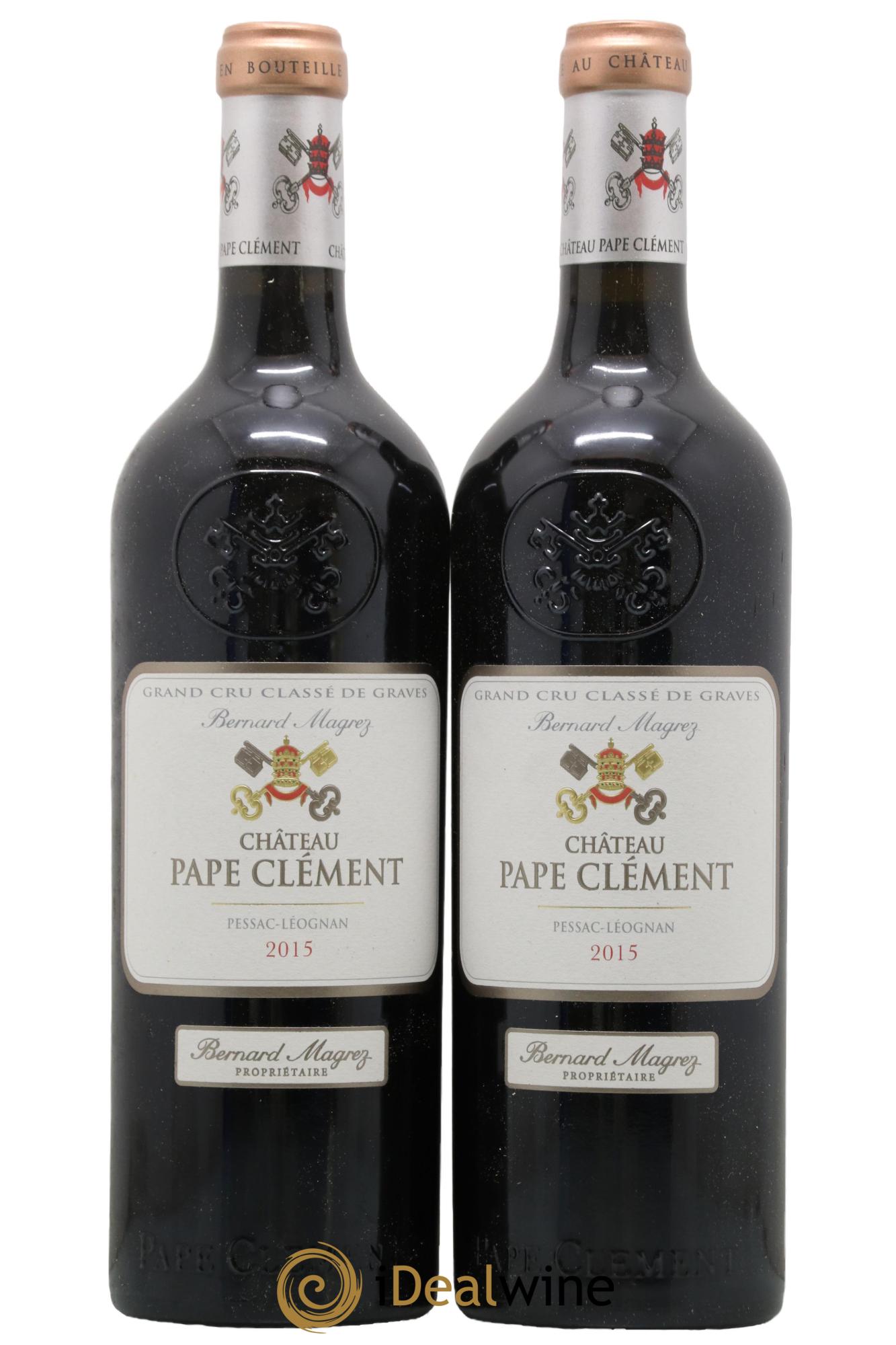 Château Pape Clément Cru Classé de Graves 2015 - Posten von 2 Flaschen - 0