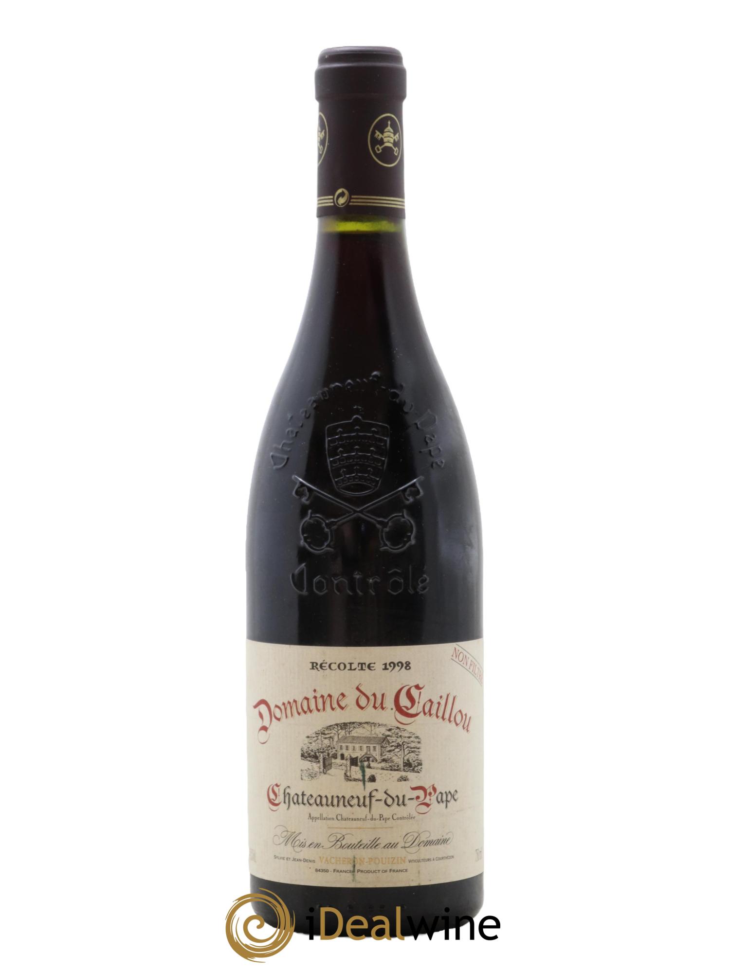 Châteauneuf-du-Pape Domaine Le Clos Du Caillou 1998 - Lot de 1 bouteille - 0