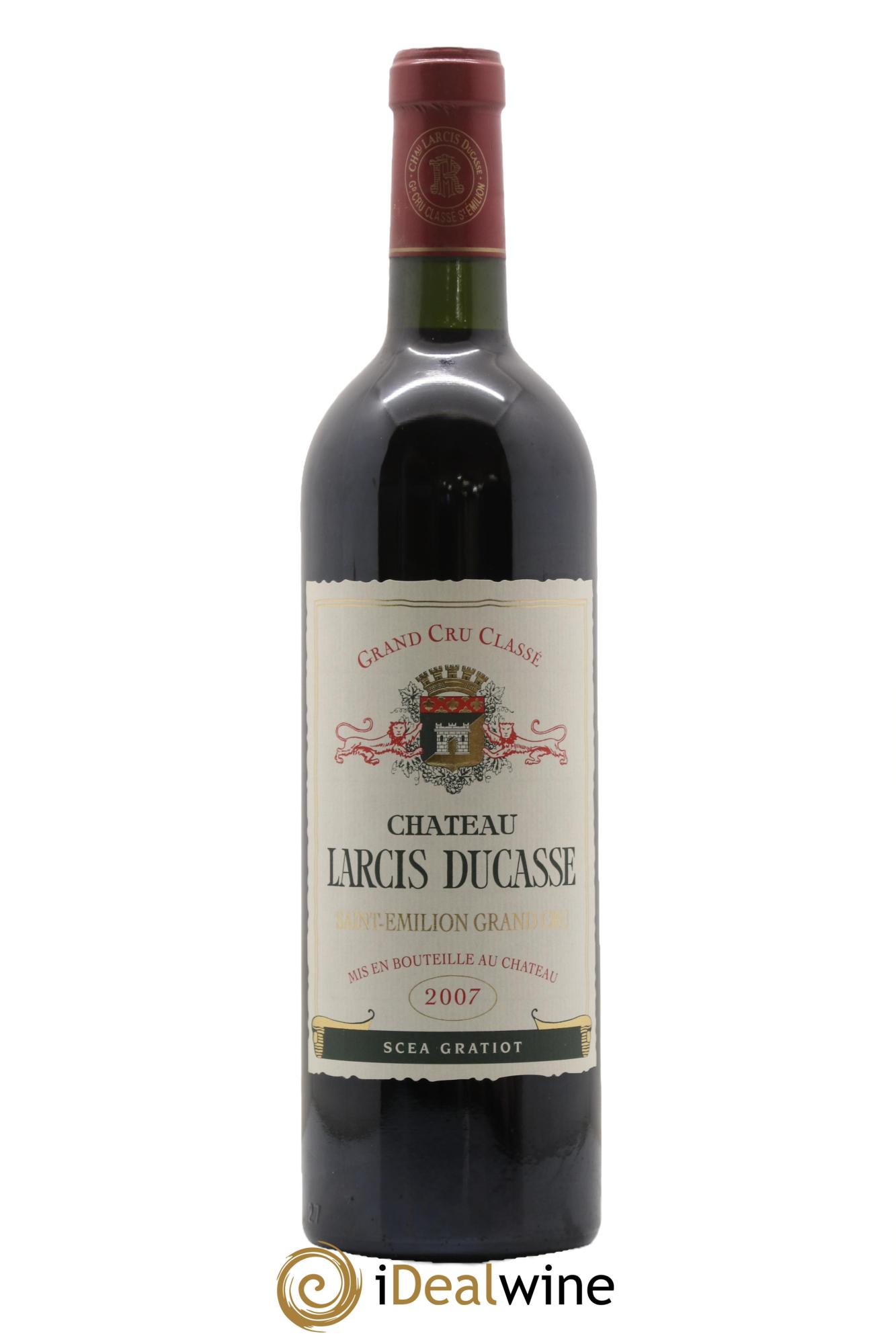 Château Larcis Ducasse 1er Grand Cru Classé B 2007 - Lot de 1 bouteille - 0