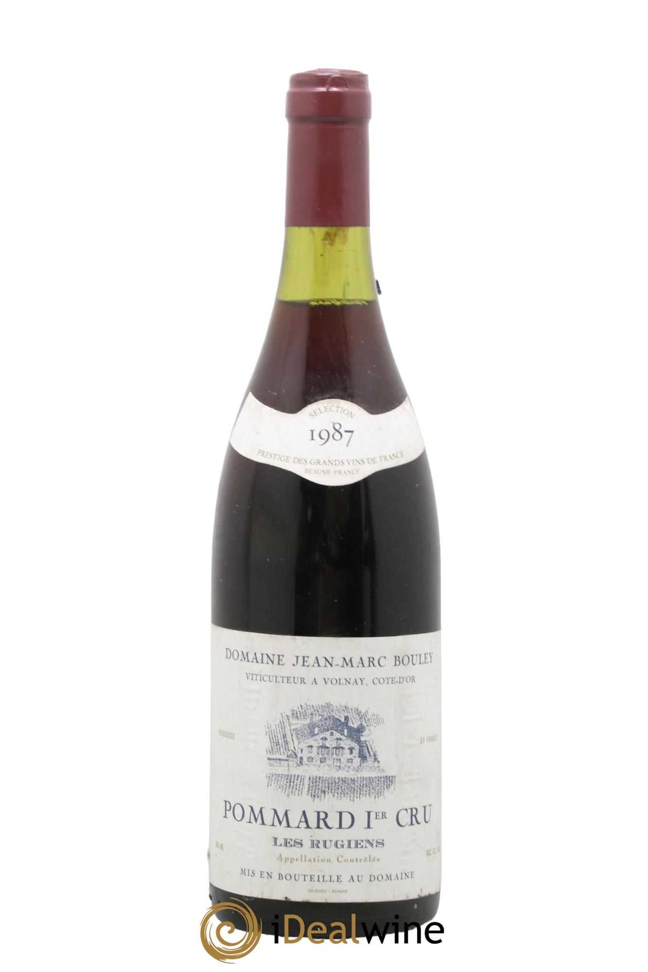 Pommard 1er Cru Les Rugiens Jean-Marc Bouley 1987 - Lot de 1 bouteille - 0