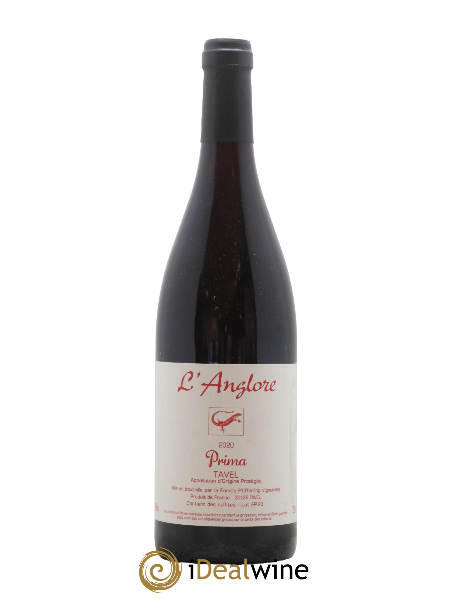 Tavel Prima L'Anglore 2020 - Lot of 1 bottle - 0