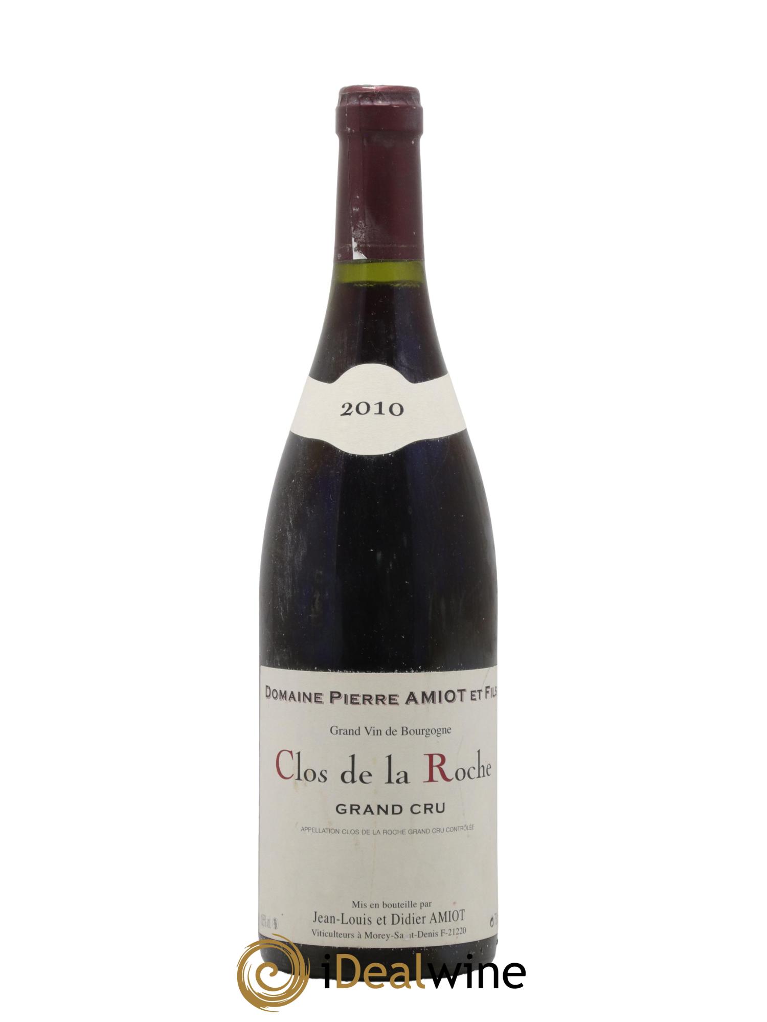 Clos de la Roche Grand Cru Pierre Amiot et Fils (Domaine) 2010 - Lot of 1 bottle - 0