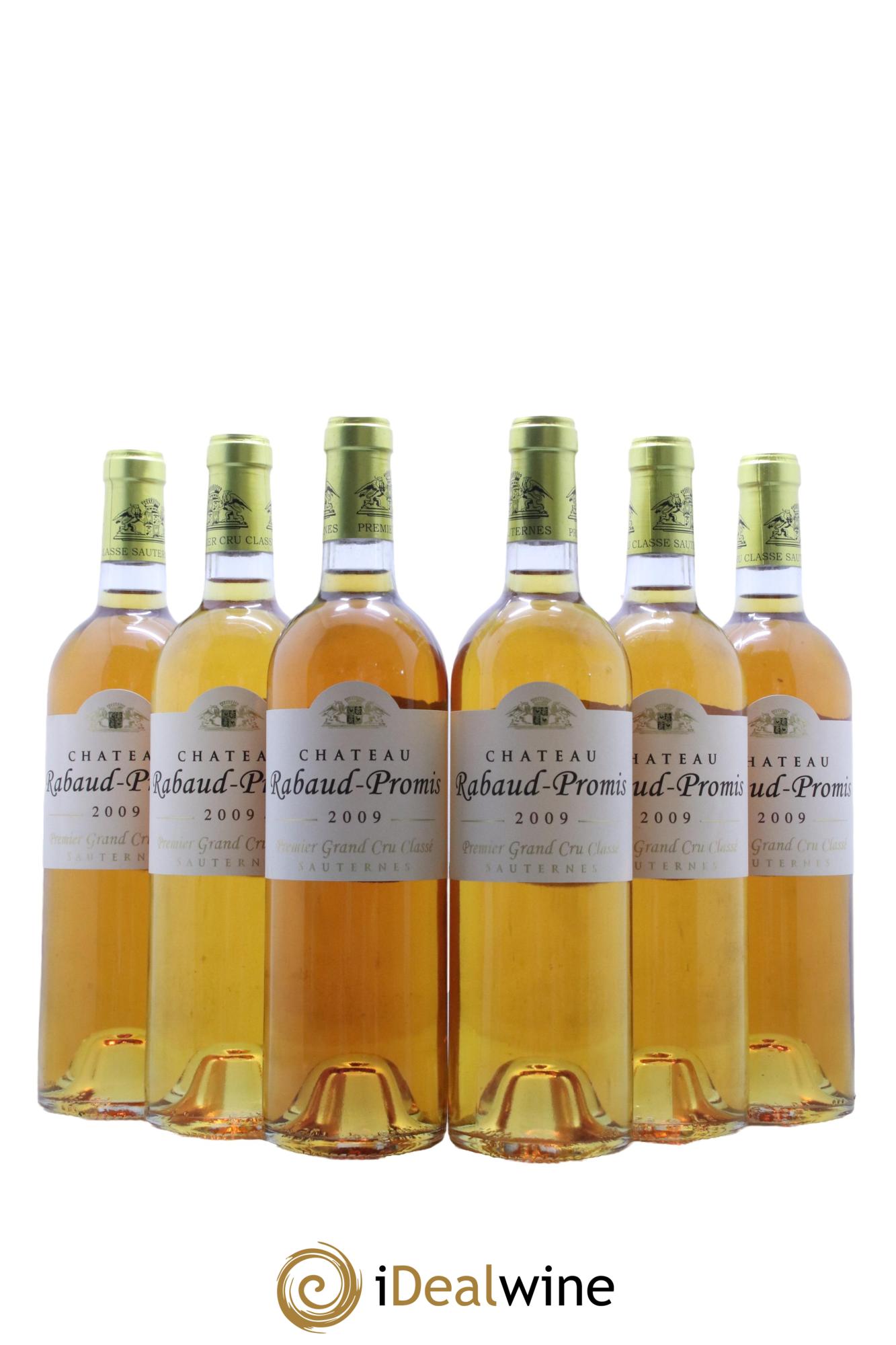 Château Rabaud Promis 1er Grand Cru Classé  2009 - Lot de 6 bouteilles - 0