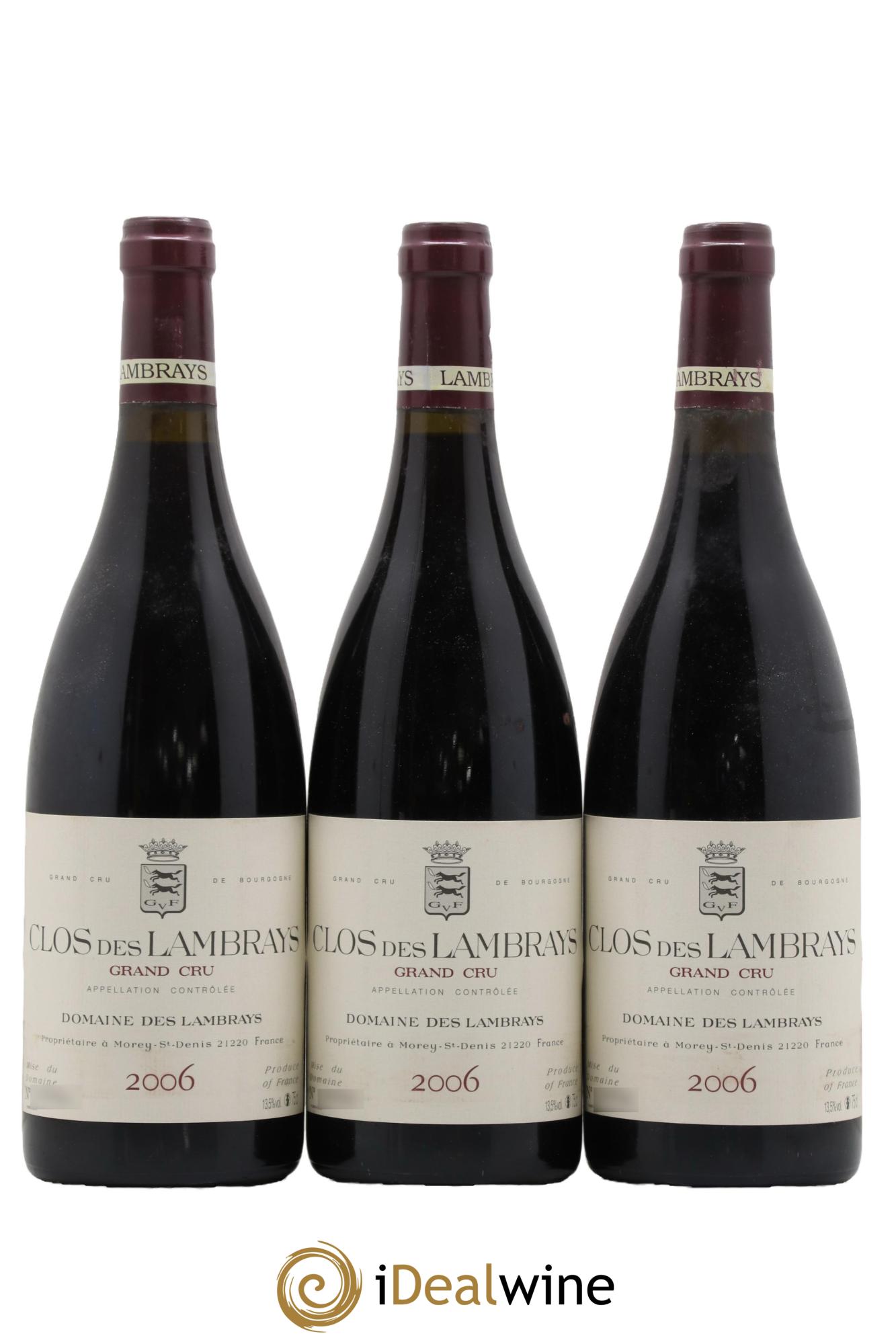 Clos des Lambrays Grand Cru Domaine des Lambrays 2006 - Lot of 6 bottles - 2