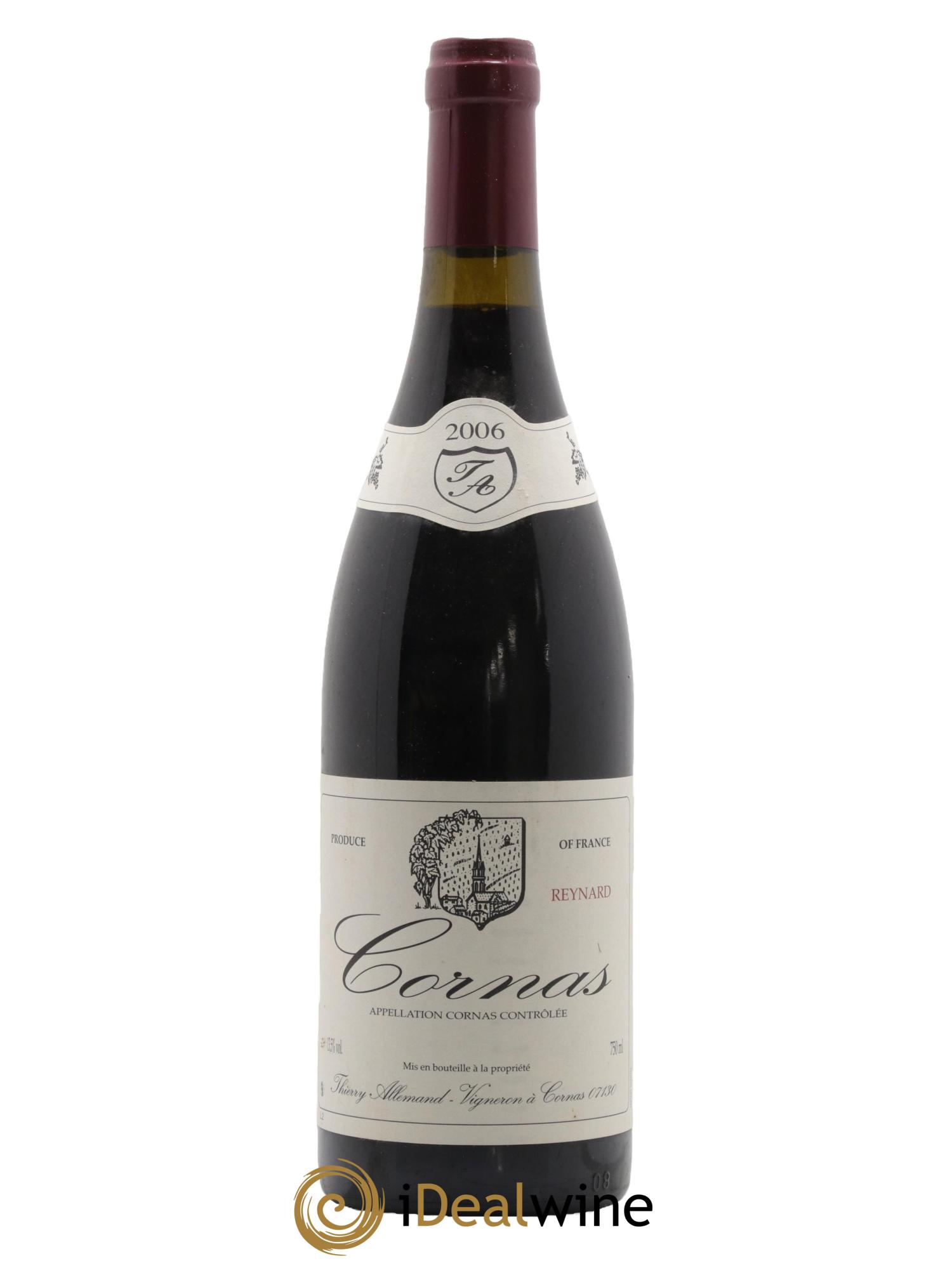 Cornas Reynard Thierry Allemand 2006 - Lot de 1 bouteille - 0