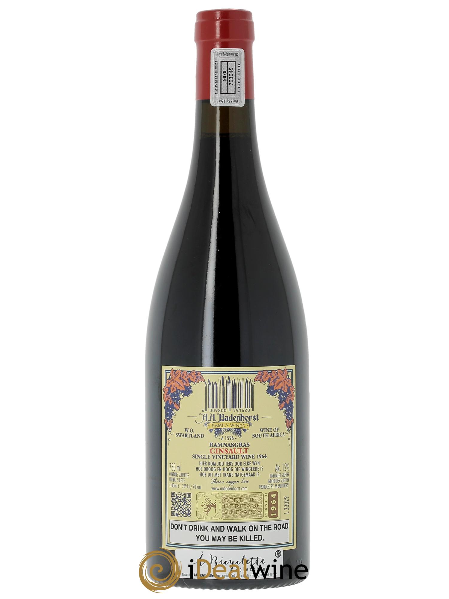 Swartland AA. Badenhorst Family Wines Ramnasgras  2022 - Posten von 1 Flasche - 1