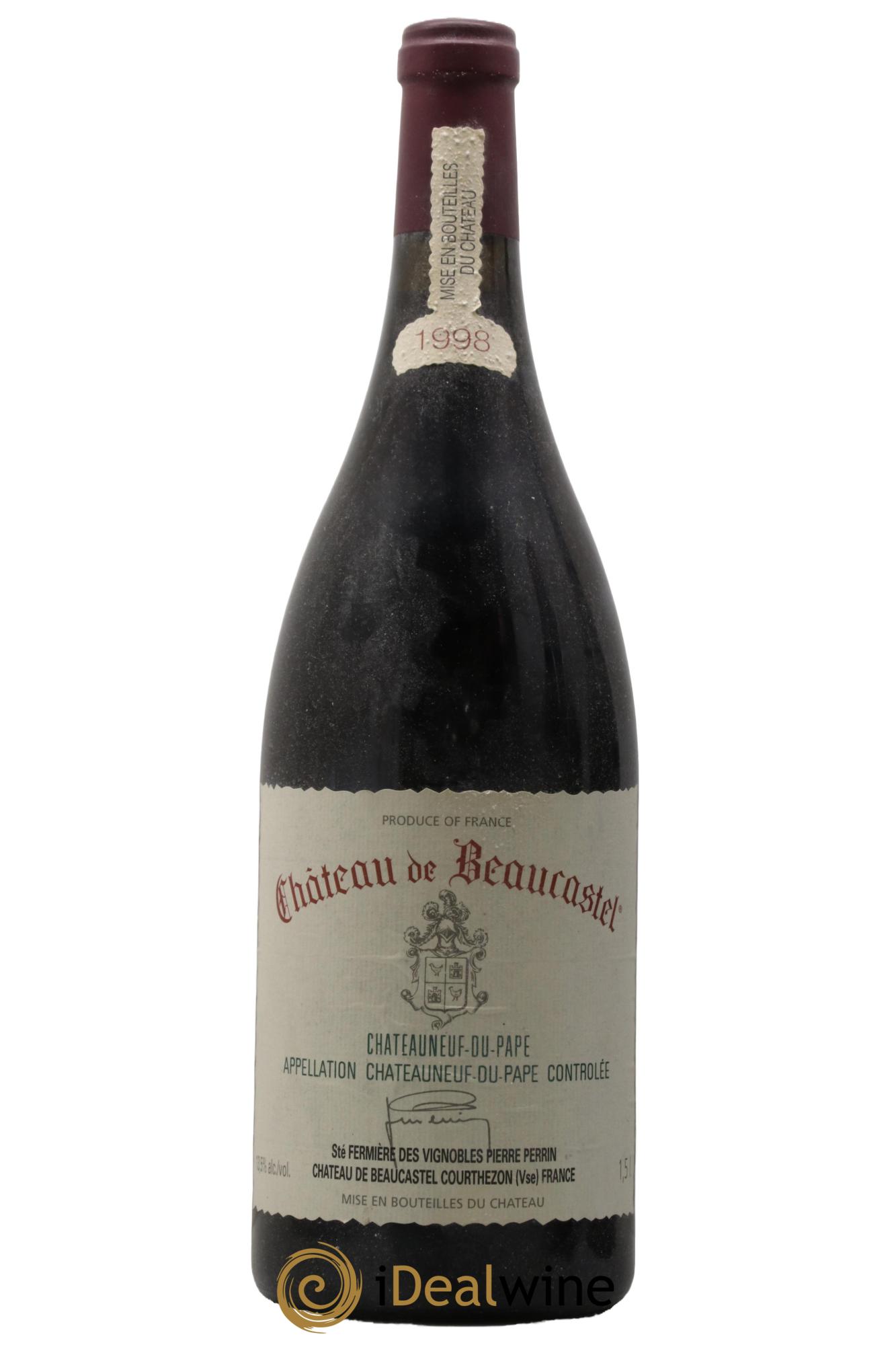 Châteauneuf-du-Pape Château de Beaucastel Famille Perrin 1998 - Lotto di 1 magnum - 0