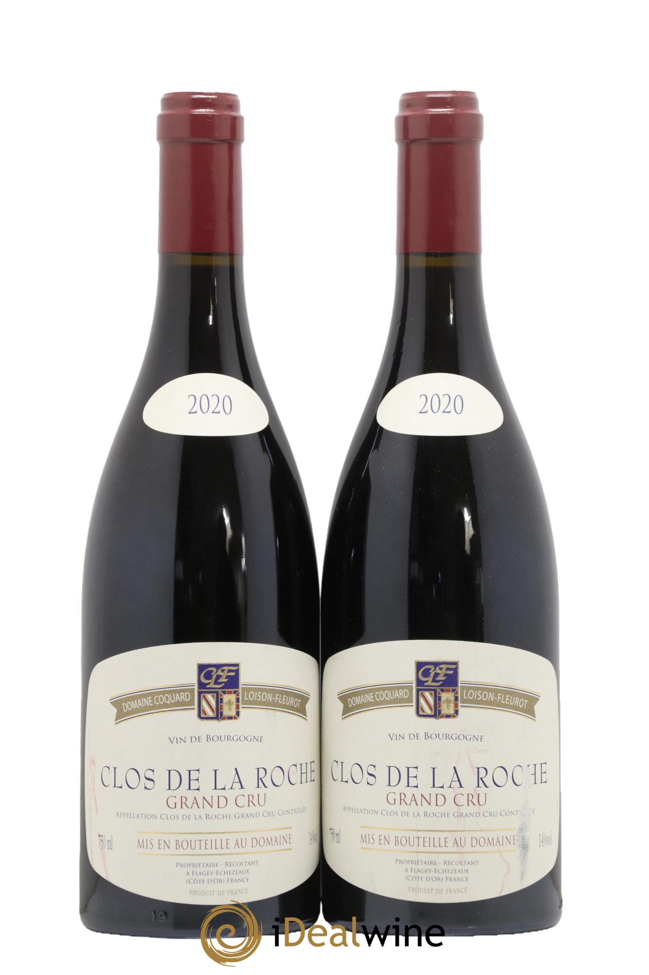 Clos de la Roche Grand Cru Coquard Loison-Fleurot 2020 - Lotto di 2 bottiglie - 0