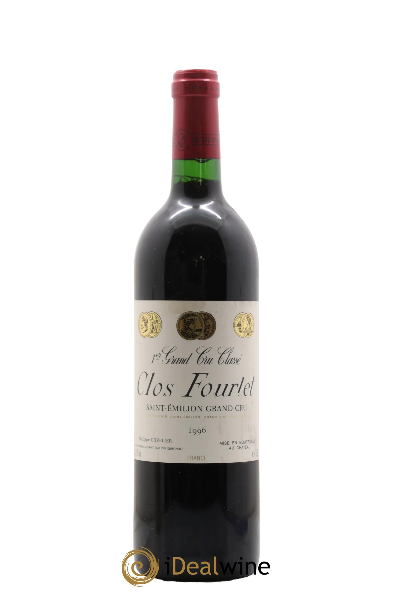 Clos Fourtet 1er Grand Cru Classé B  1996 - Lotto di 1 bottiglia - 0