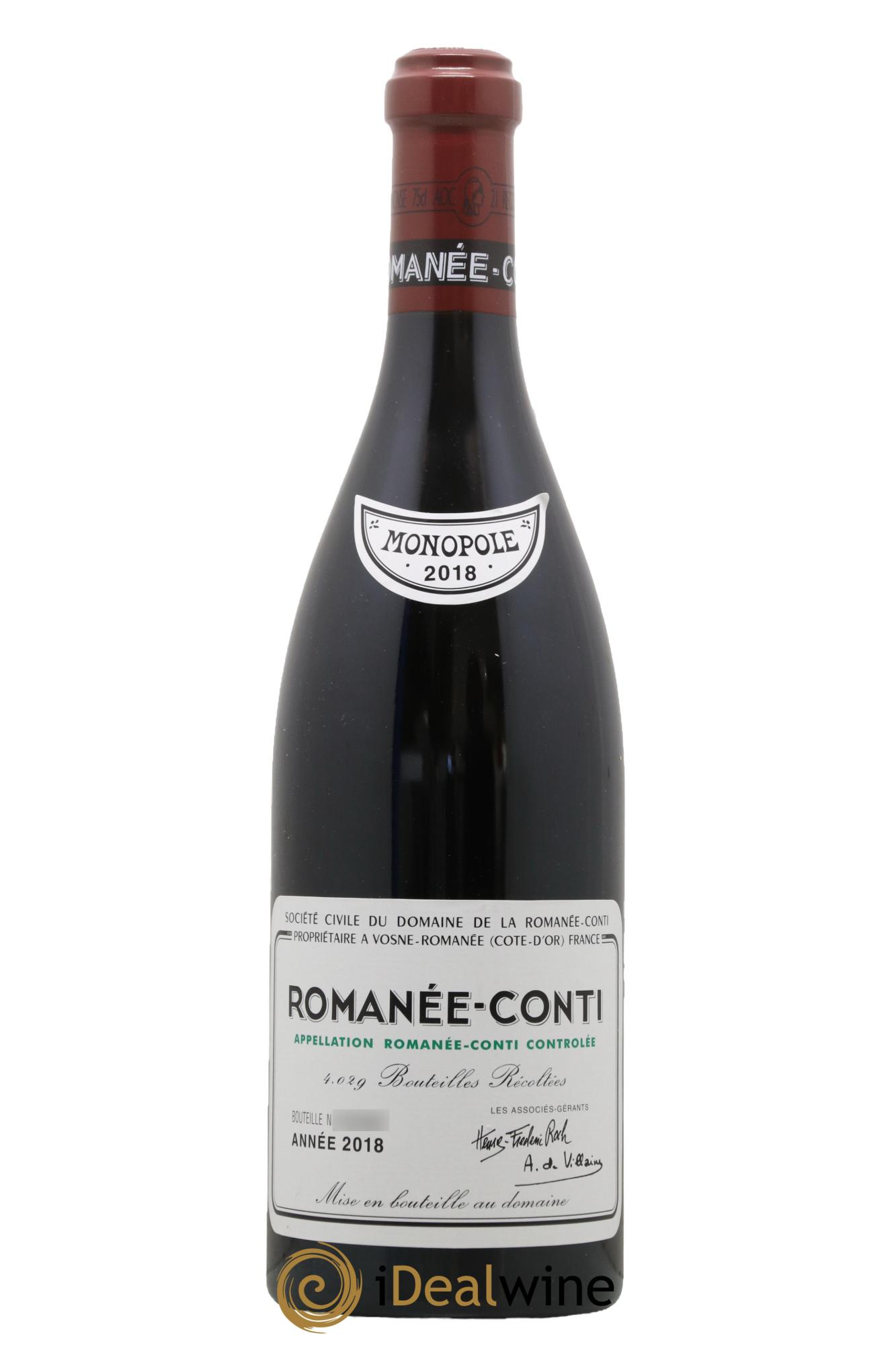 Romanée-Conti Grand Cru Domaine de la Romanée-Conti 2018 - Lot of 1 bottle - 0