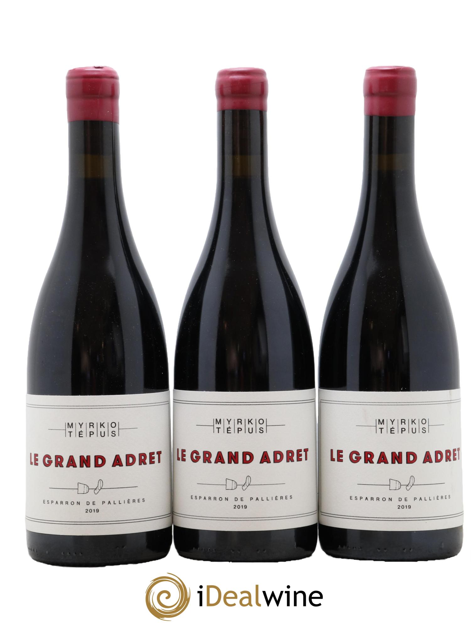 IGP Côteaux du Verdon Le Grand Adret Myrko Tepus 2019 - Posten von 3 Flaschen - 0