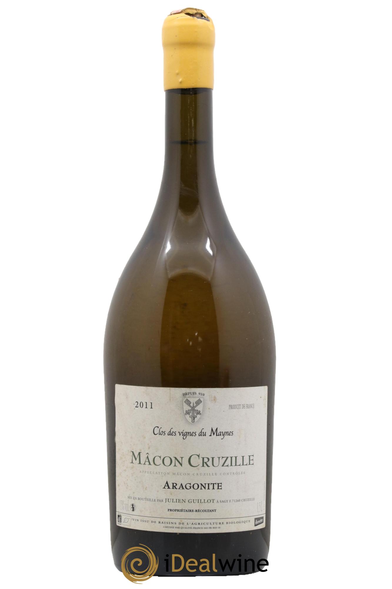 Mâcon Cruzille Aragonite Les Vignes du Maynes  2011 - Lot de 1 magnum - 0