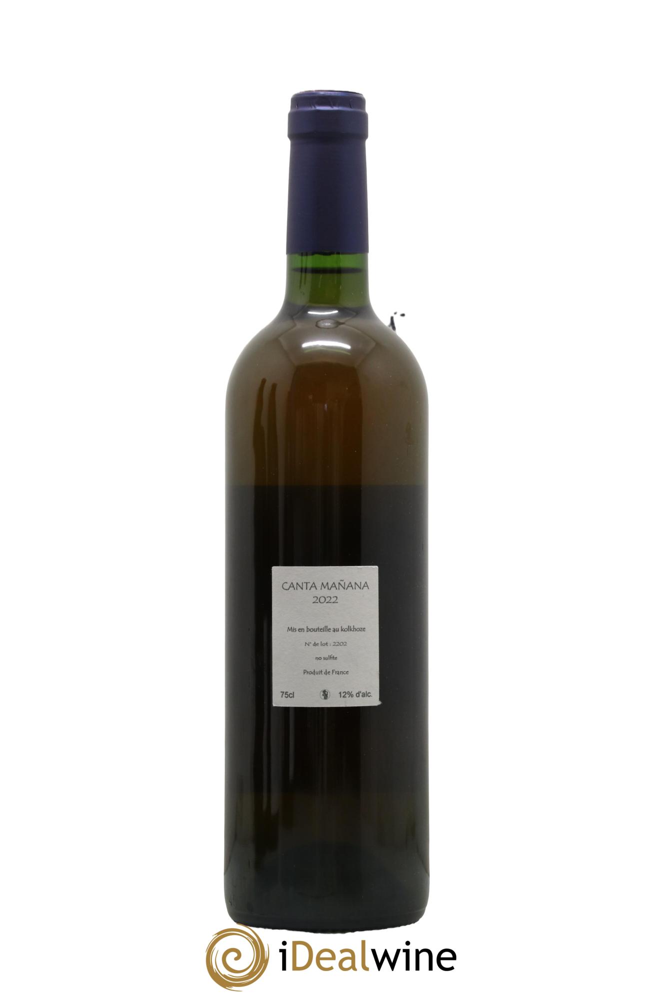 Vin de France Canta Manana Les Vins du Cabanon - Alain Castex 2022 - Posten von 1 Flasche - 1