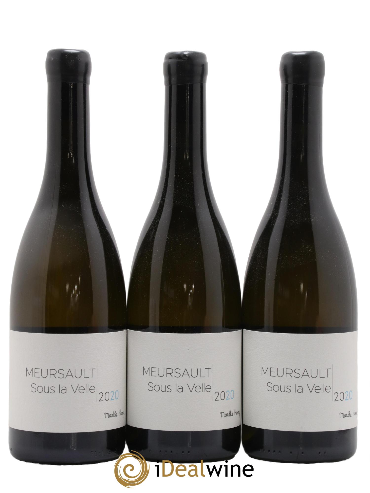 Meursault Sous la Velle Marthe Henry Boillot 2020 - Lotto di 3 bottiglie - 0