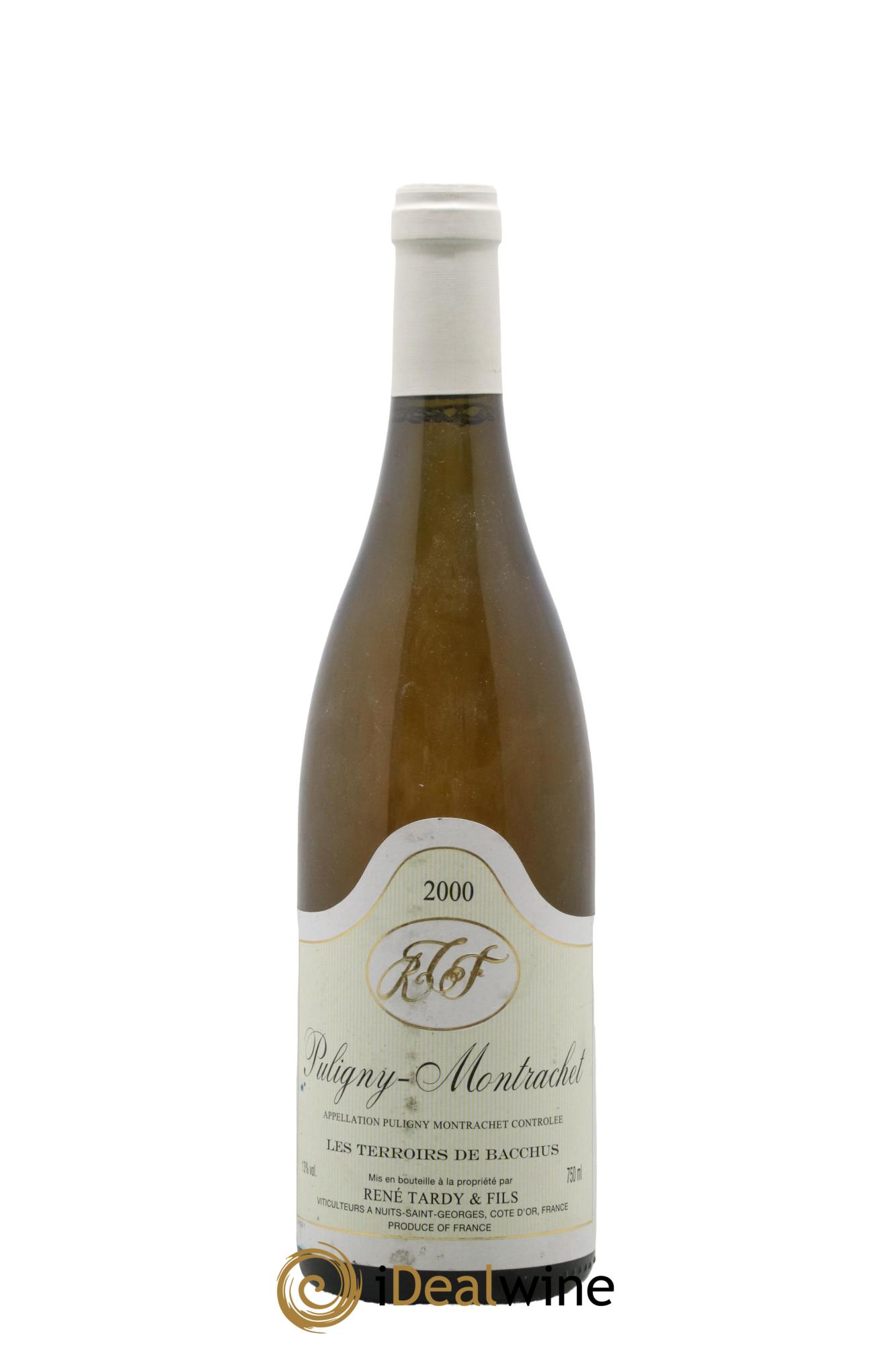 Puligny-Montrachet Les Terroirs De Bacchus Rene Tardy 2000 - Lot de 1 bouteille - 0