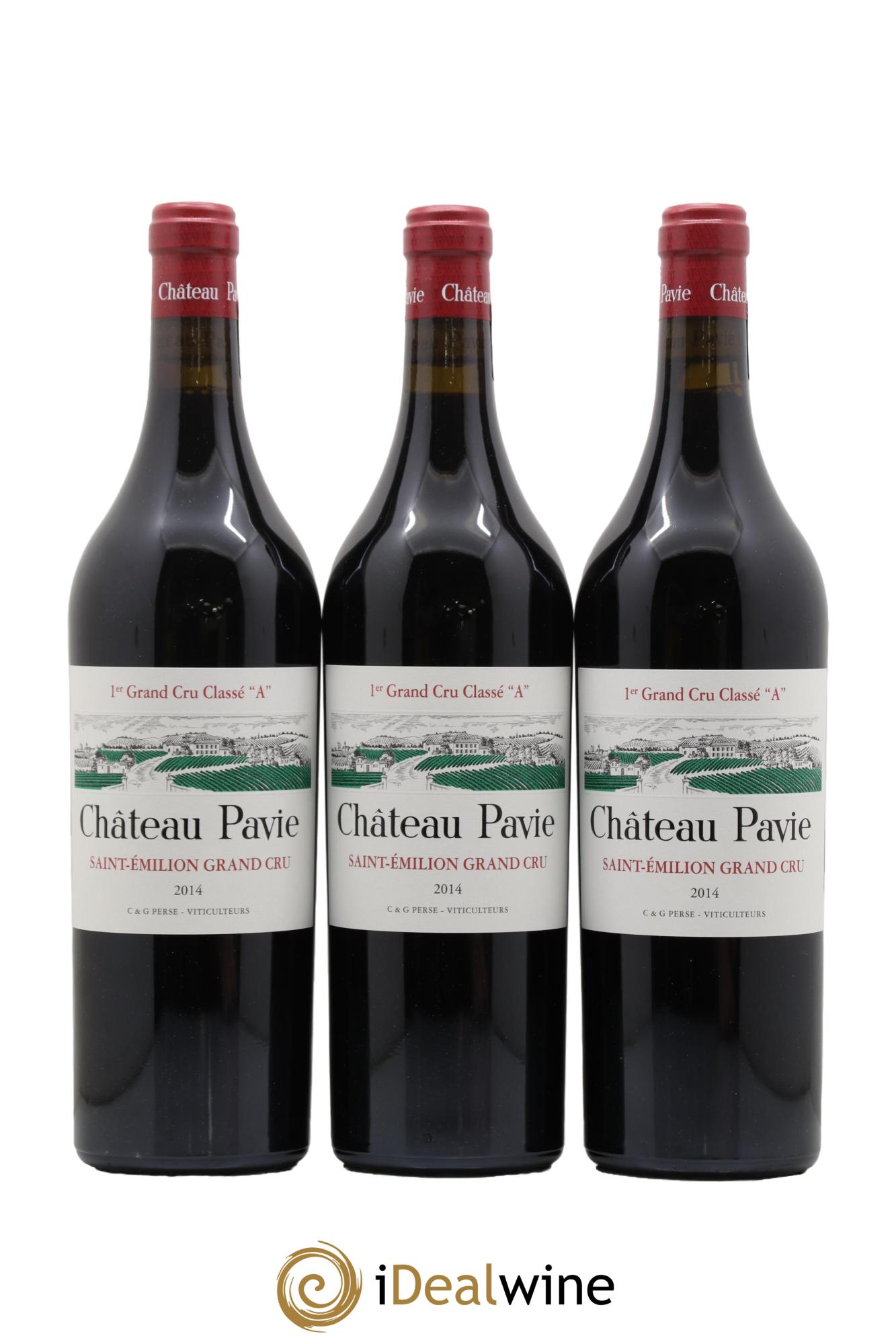 Château Pavie 1er Grand Cru Classé A 2014 - Lotto di 6 bottiglie - 3