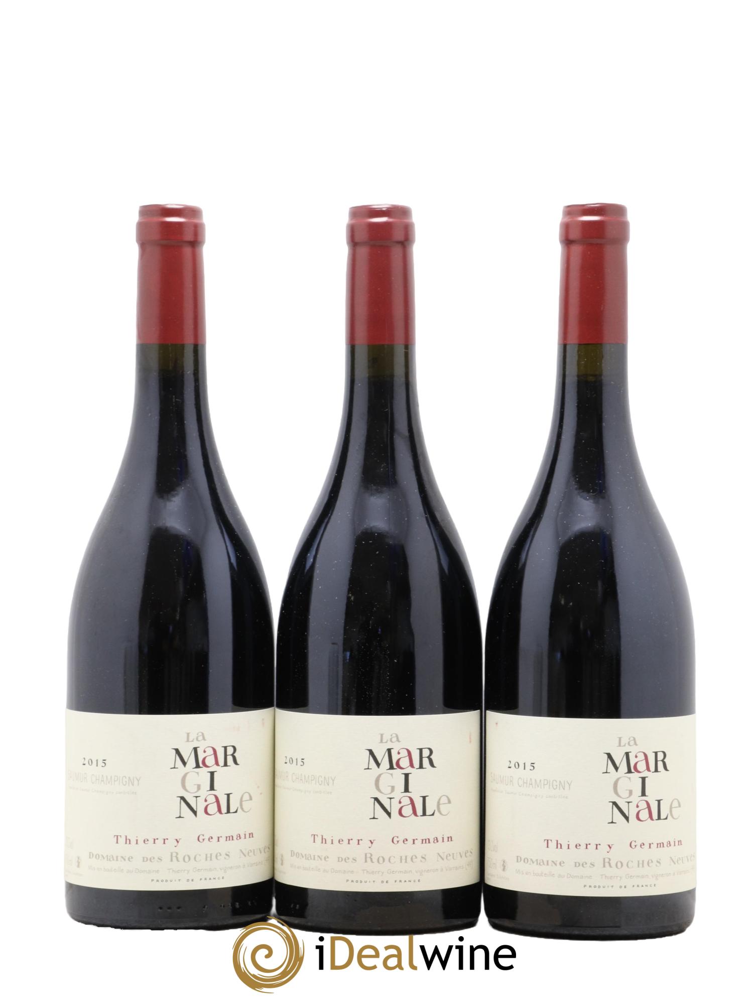 Saumur-Champigny La Marginale Domaine des Roches Neuves - Thierry Germain 2015 - Lot de 3 bouteilles - 0