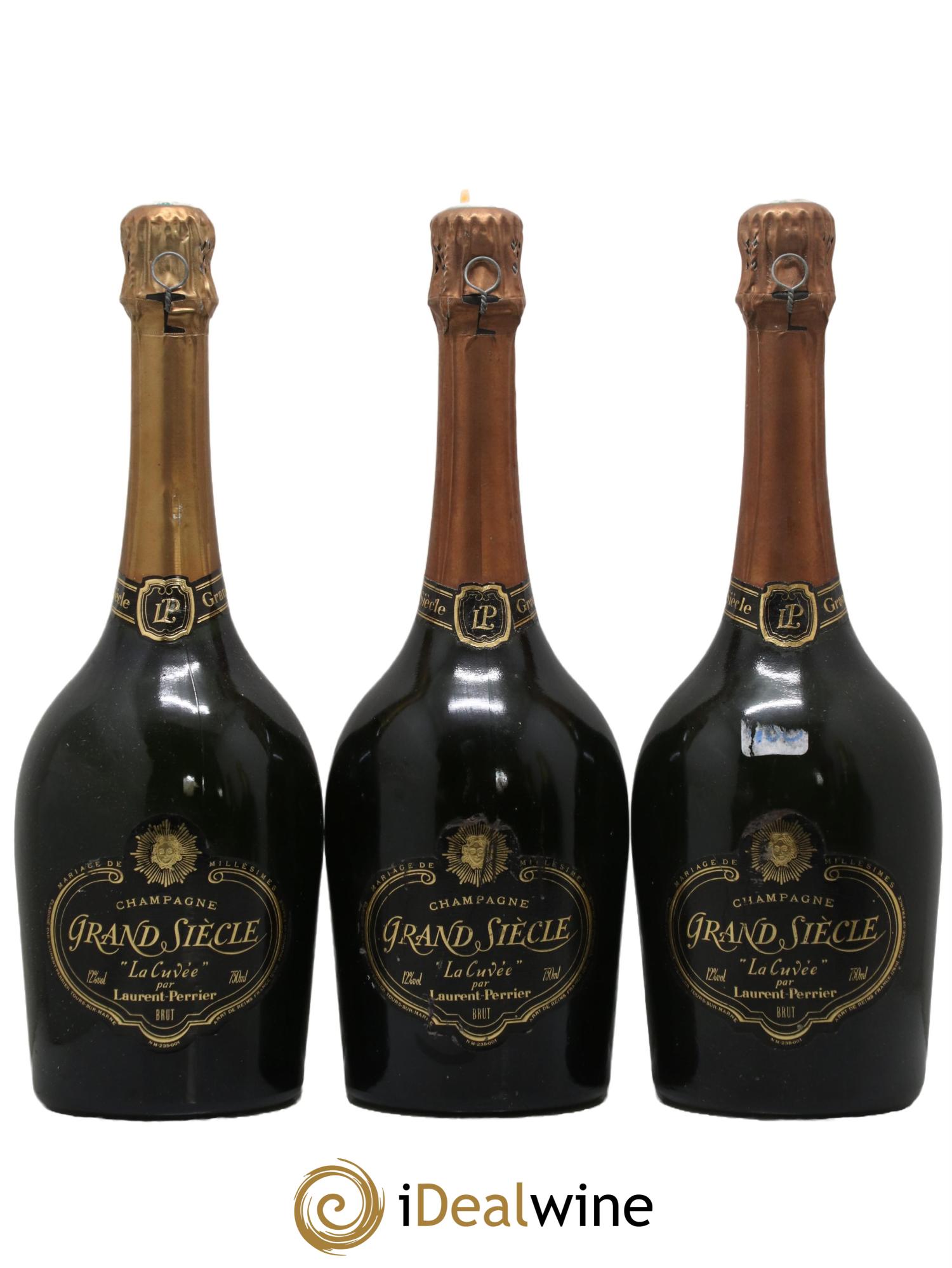 Grand Siècle Laurent Perrier - Posten von 3 Flaschen - 0