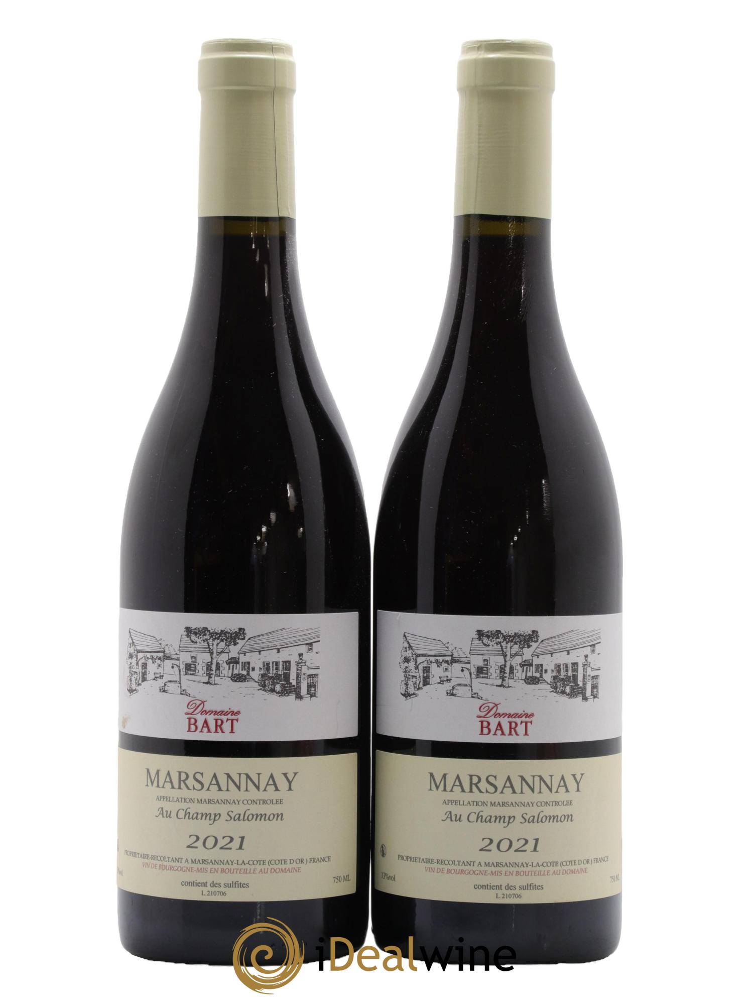 Marsannay Au Champ Salomon Bart (Domaine) 2021 - Posten von 2 Flaschen - 0