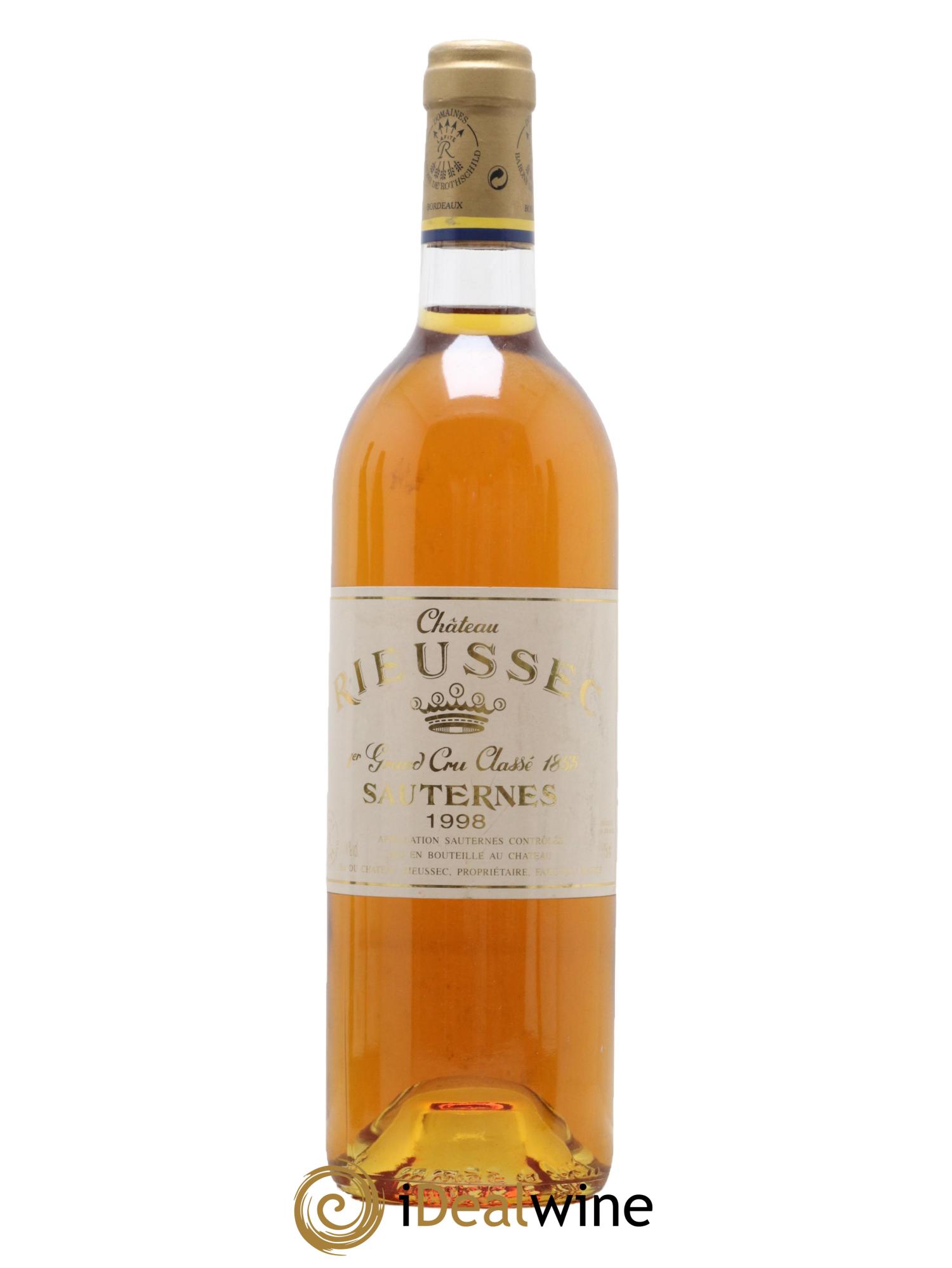 Château Rieussec 1er Grand Cru Classé  1998 - Lot of 1 bottle - 0